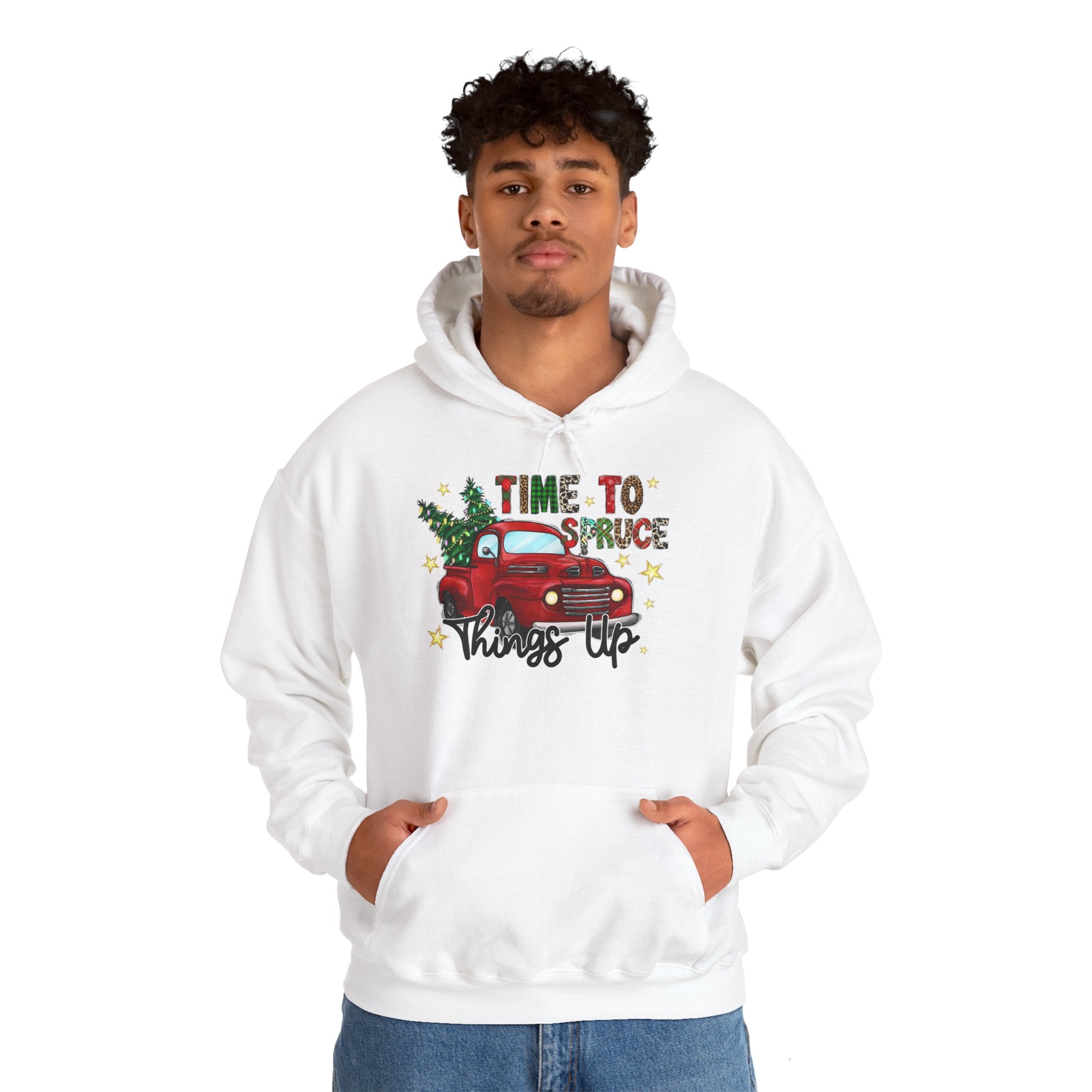 Time To Spruce Unisex Hooded Sweatshirt