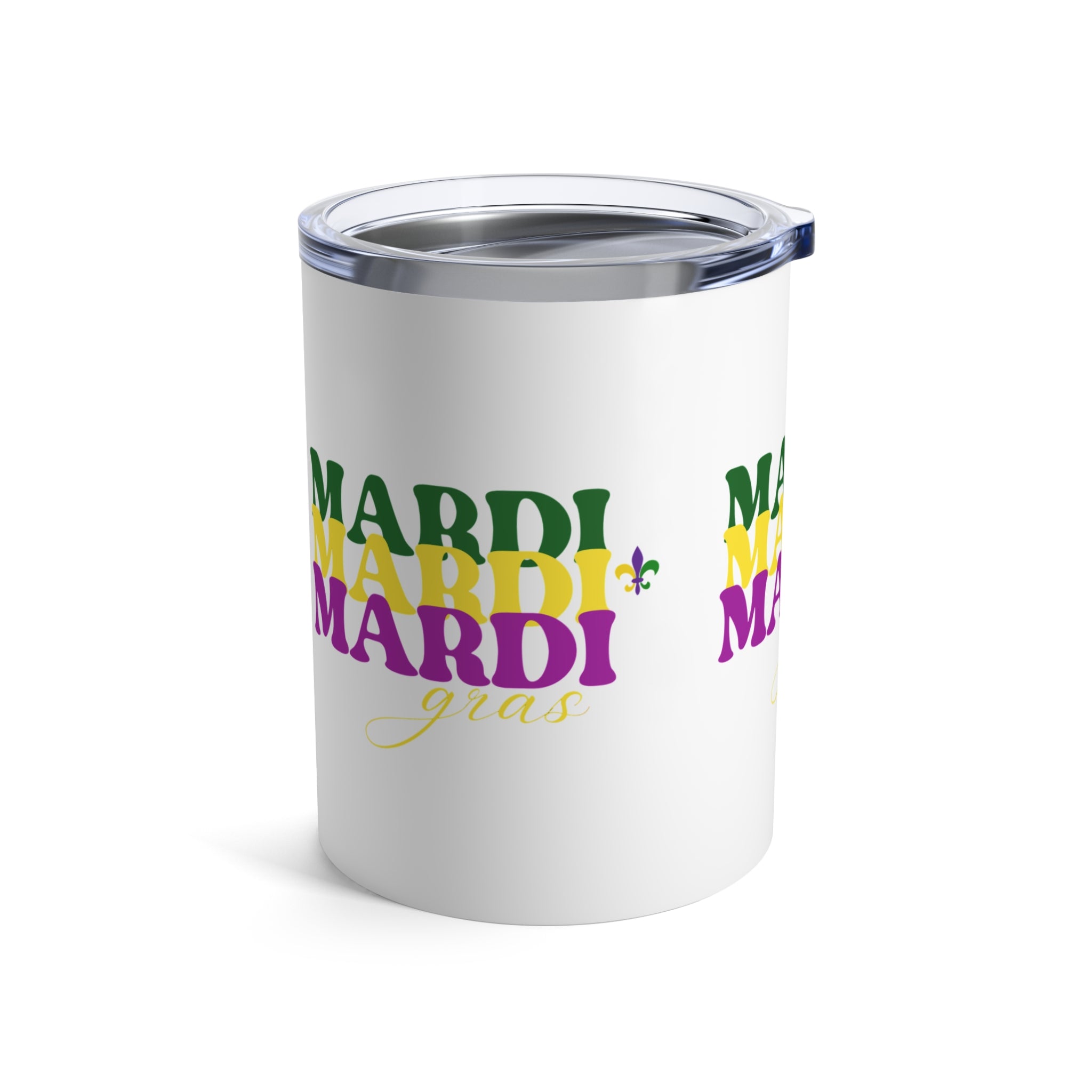 Mardi Gras Tumbler 10oz