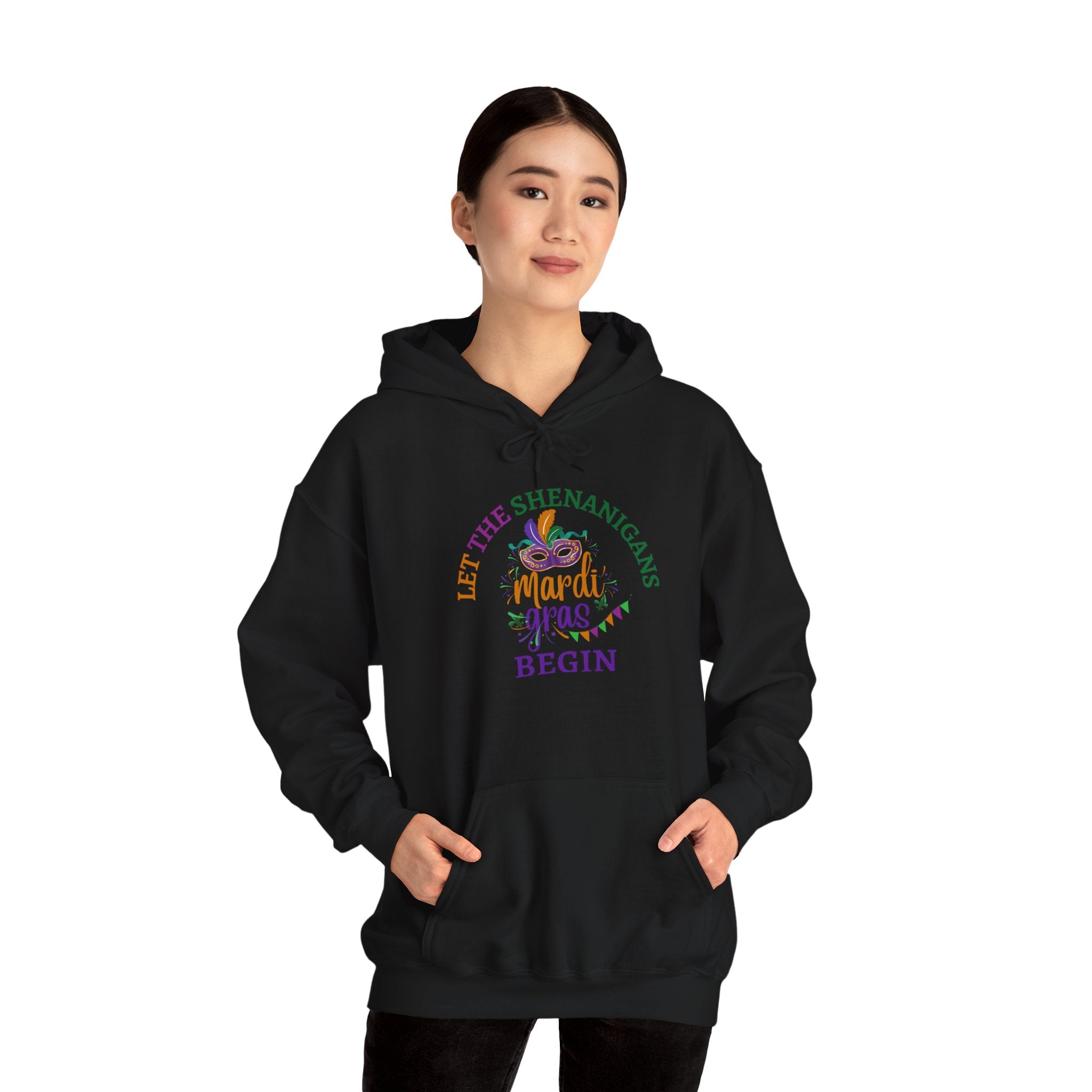 Mardi Gras Shein Unisex Heavy Blend™ Hooded Sweatshirt