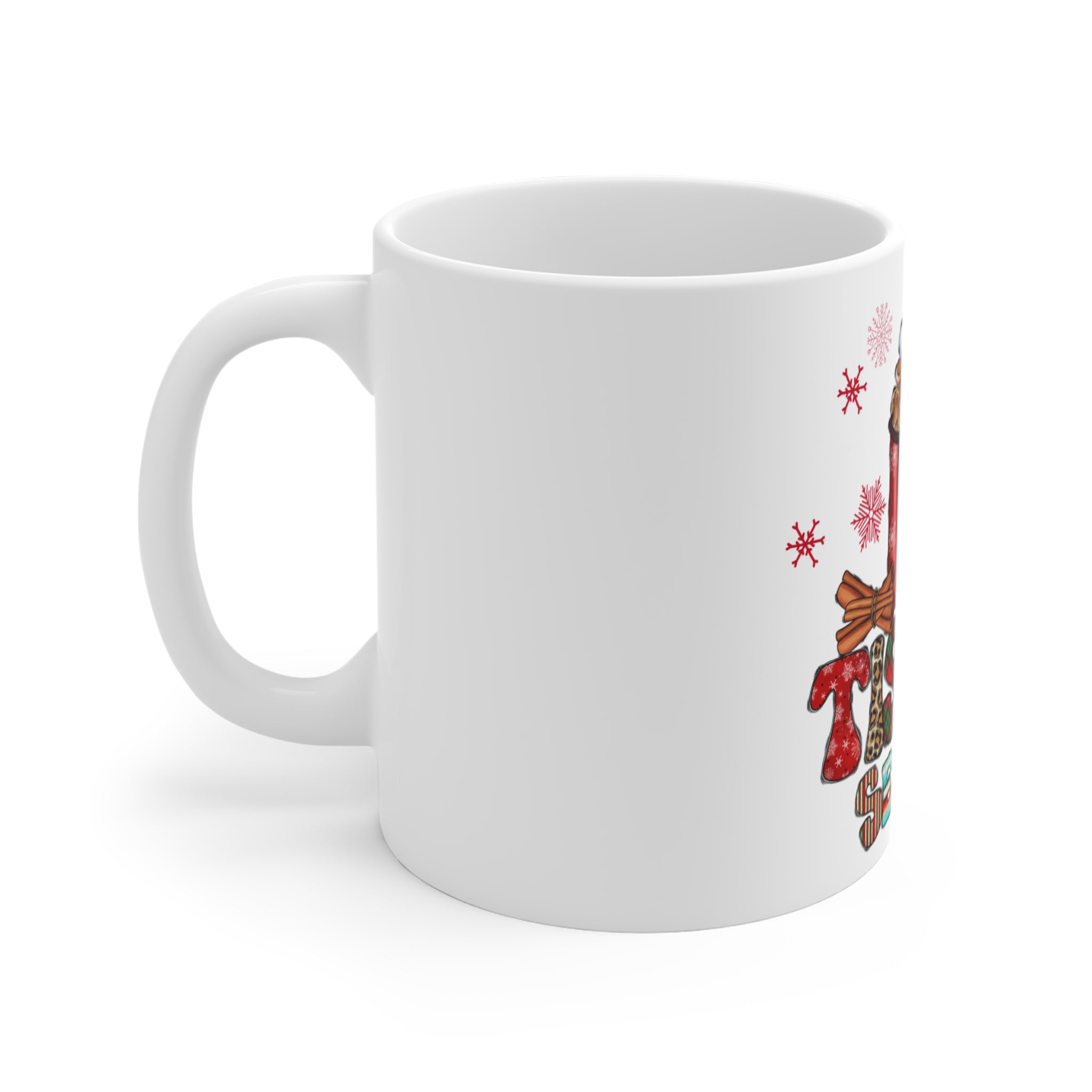 Pink Tis The Season Mug 11oz