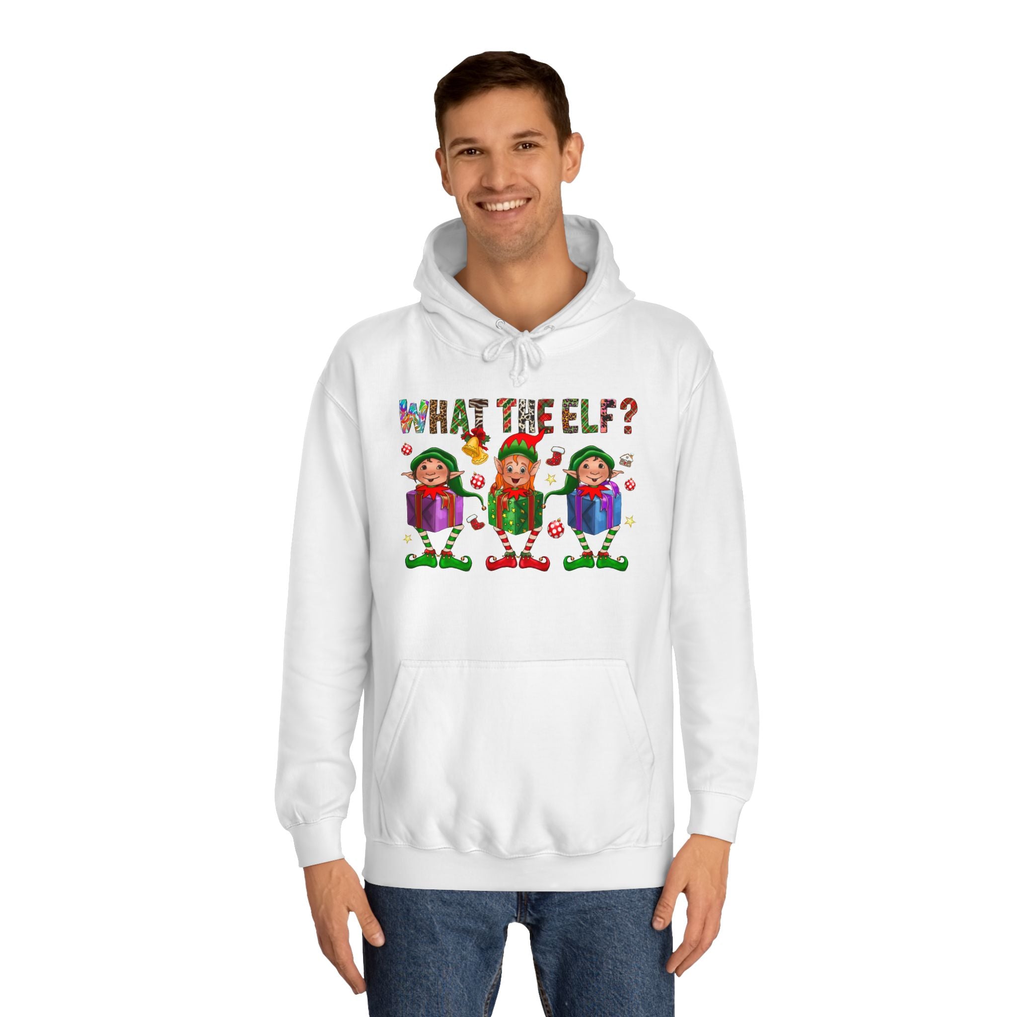 What the Elf Unisex College Hoodie