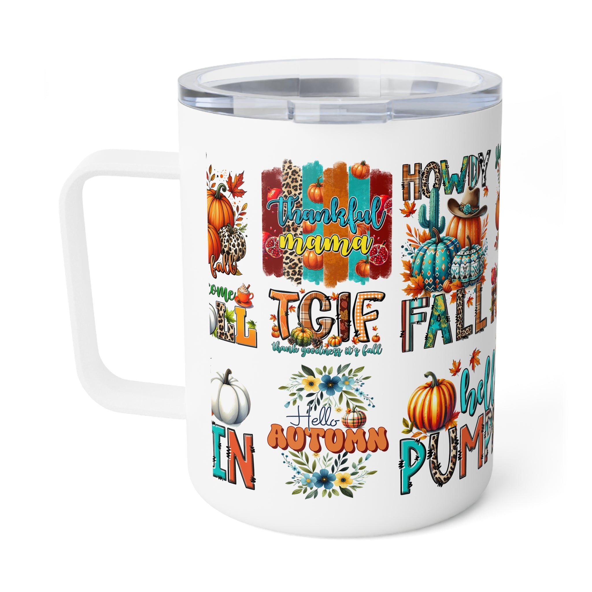 Fall and Pumkin Coffee Mug, 10oz