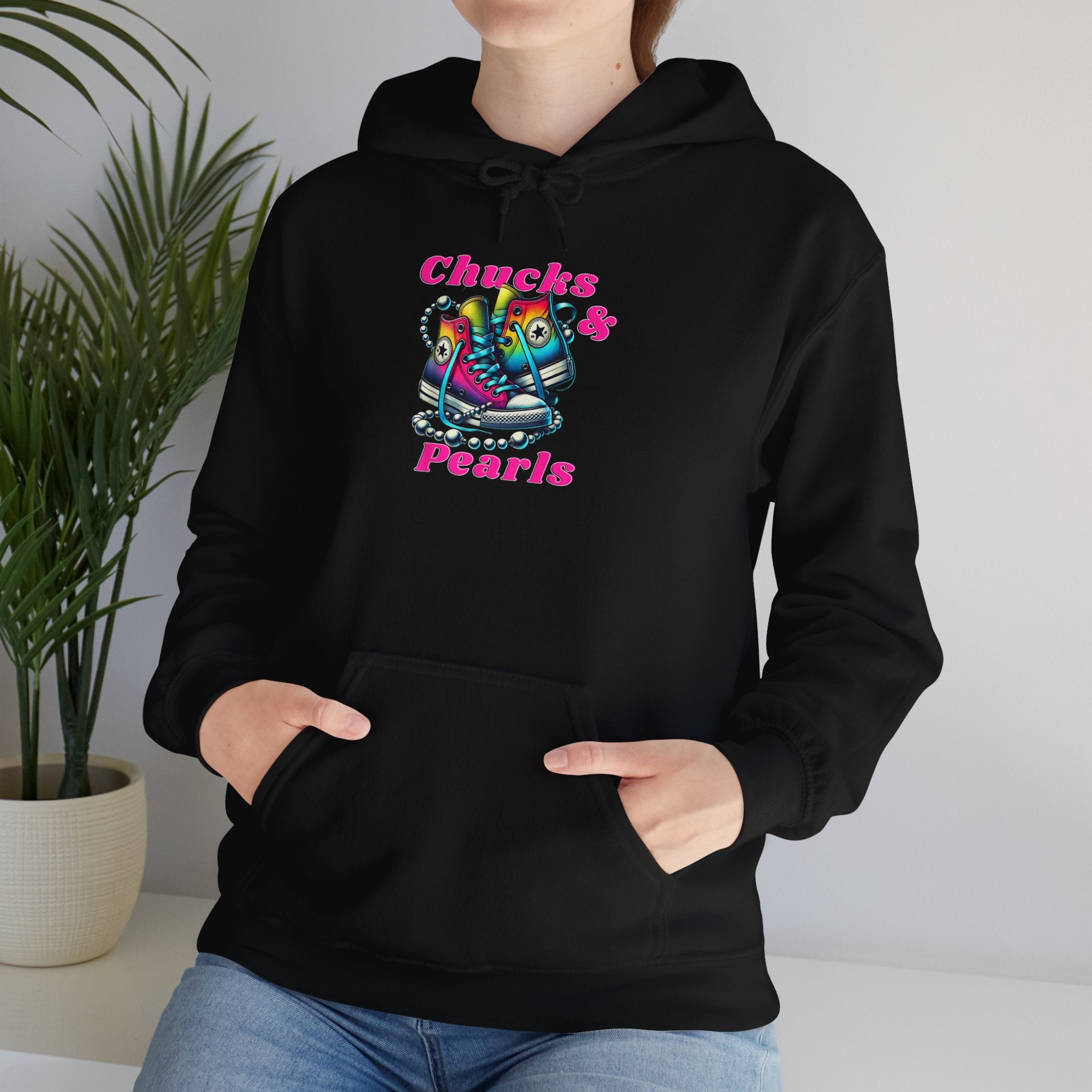 Unisex Heavy Blend™ Hooded Sweatshirt...Chuck and Pearls Hoodie