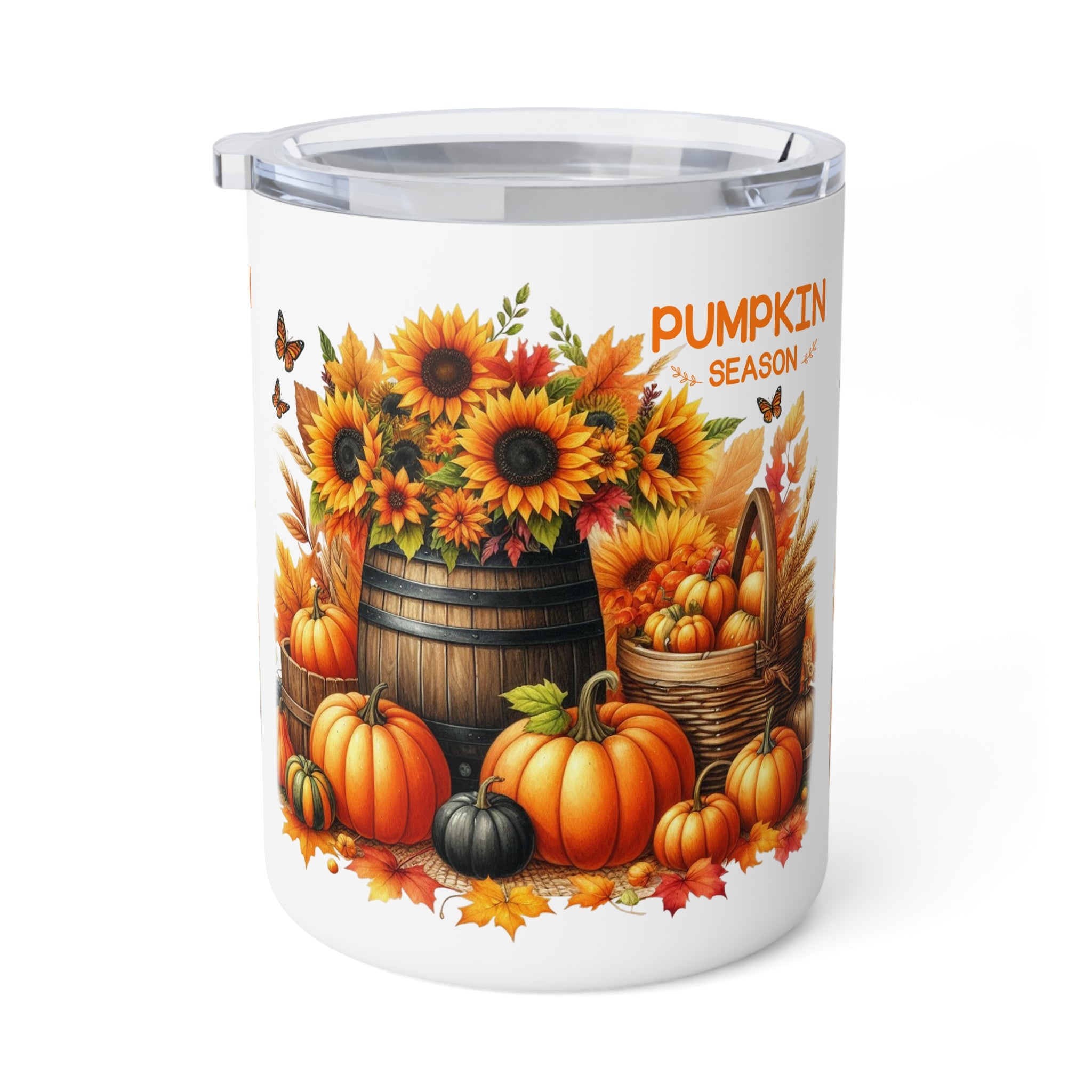 Sunflower and Pumkin Coffee Mug, 10oz