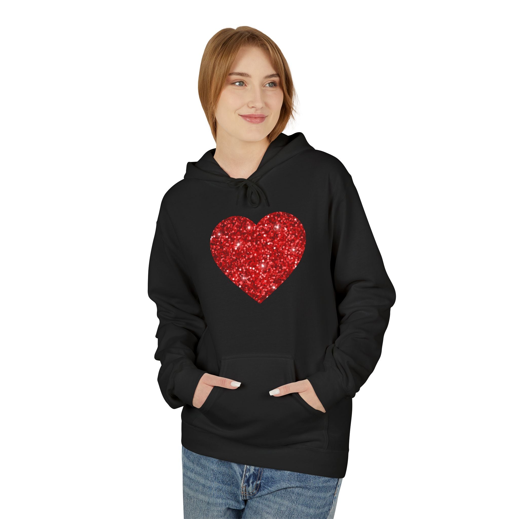 Heart Unisex Midweight Softstyle Fleece Hoodie