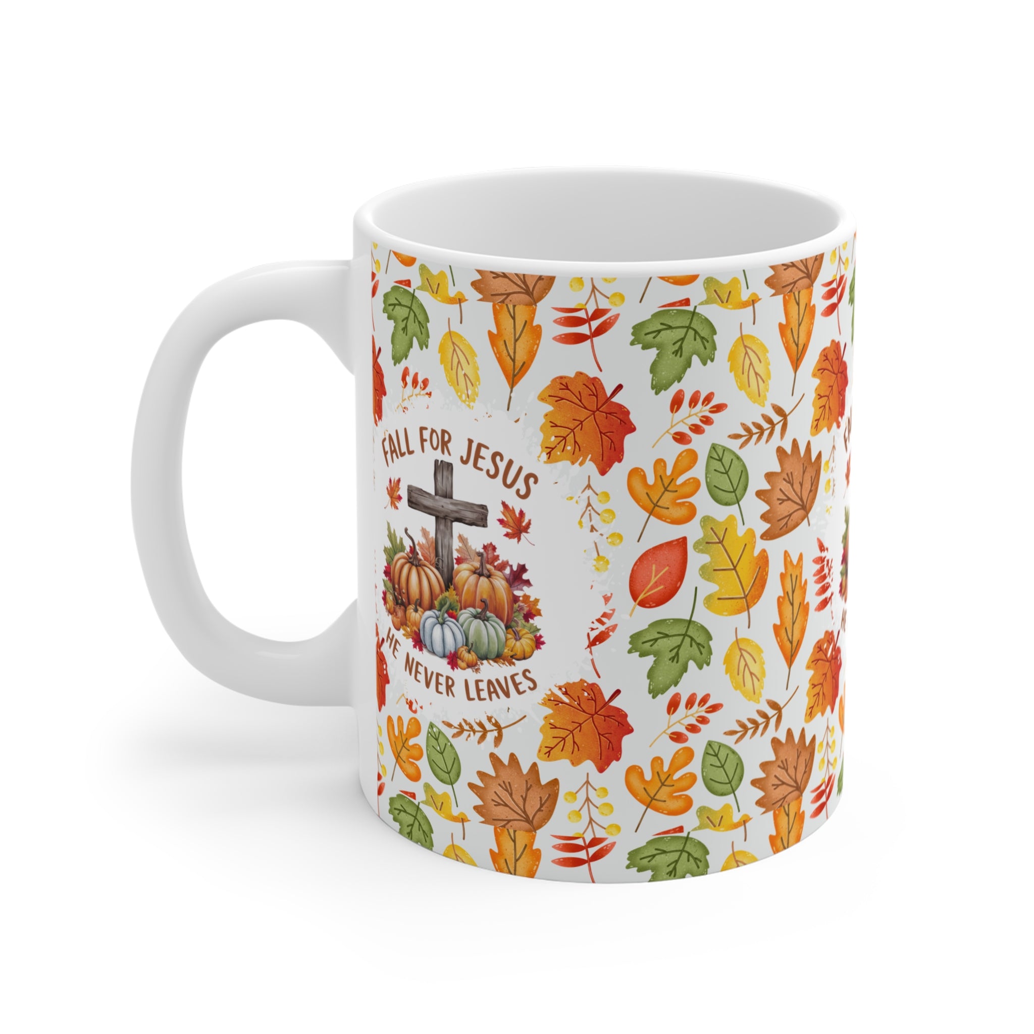 Fall for Jesus Mug 11oz