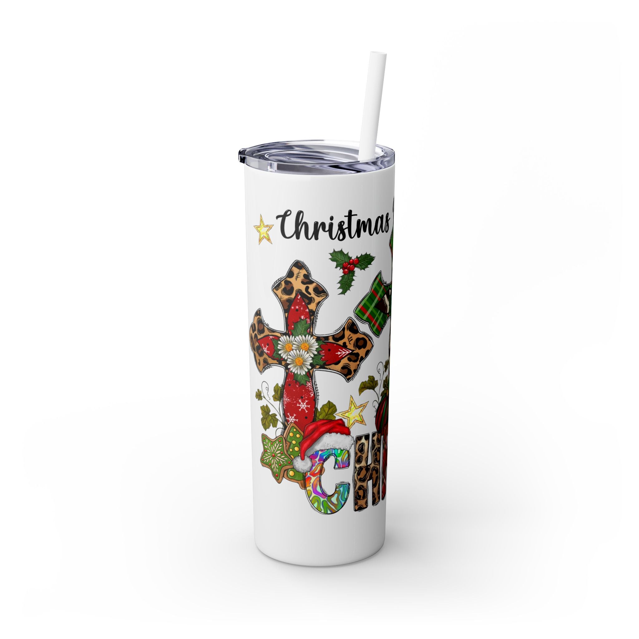 Christ Tumbler with Straw, 20oz