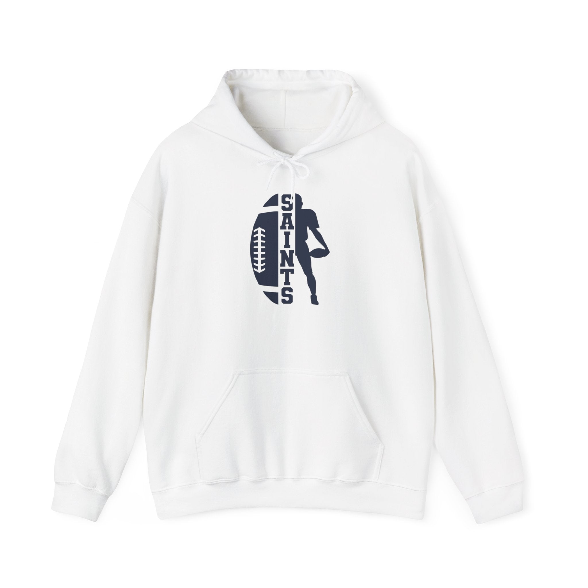 Saints Football Unisex Hooded Sweatshirt.