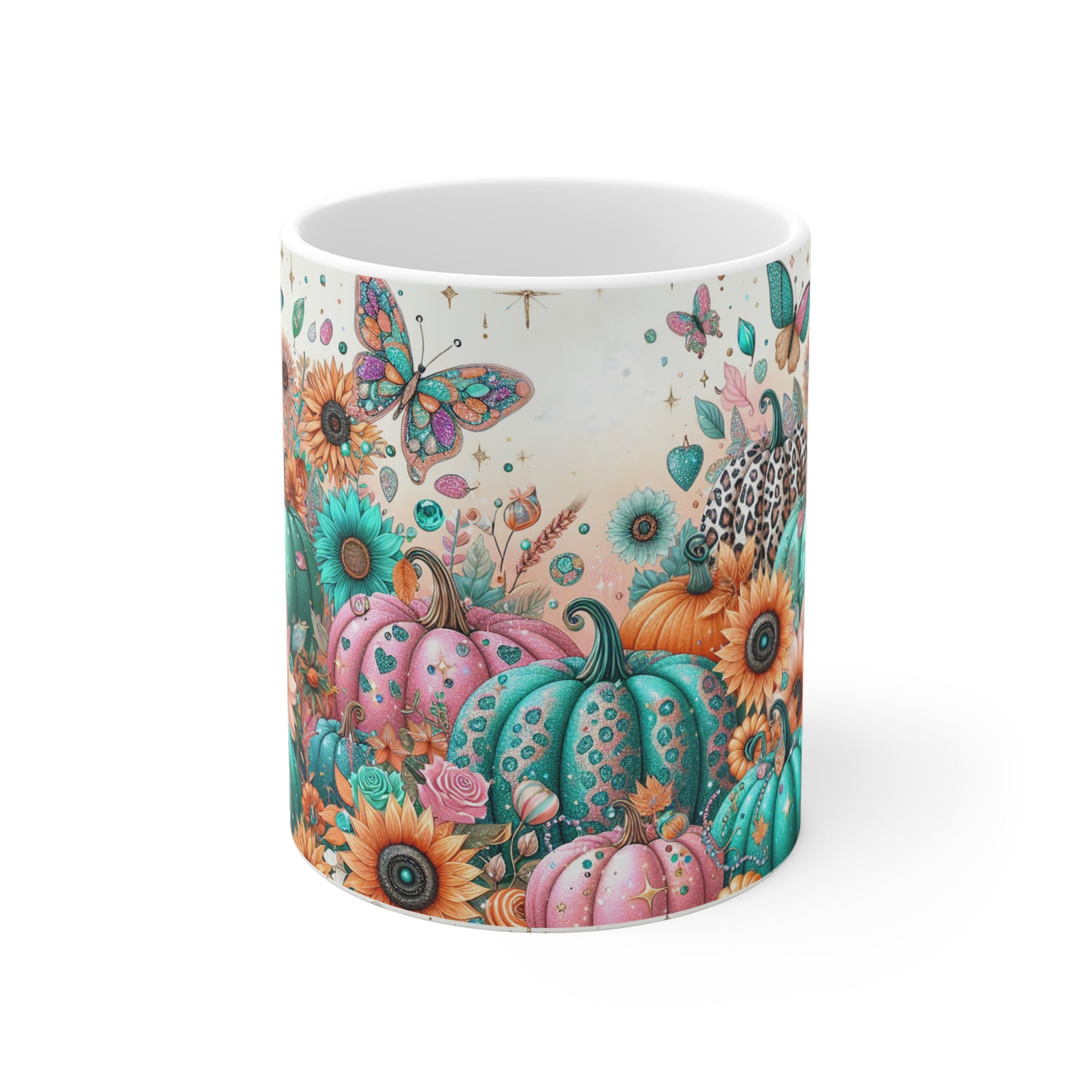 Butterflies and Pumkins Mug 11oz