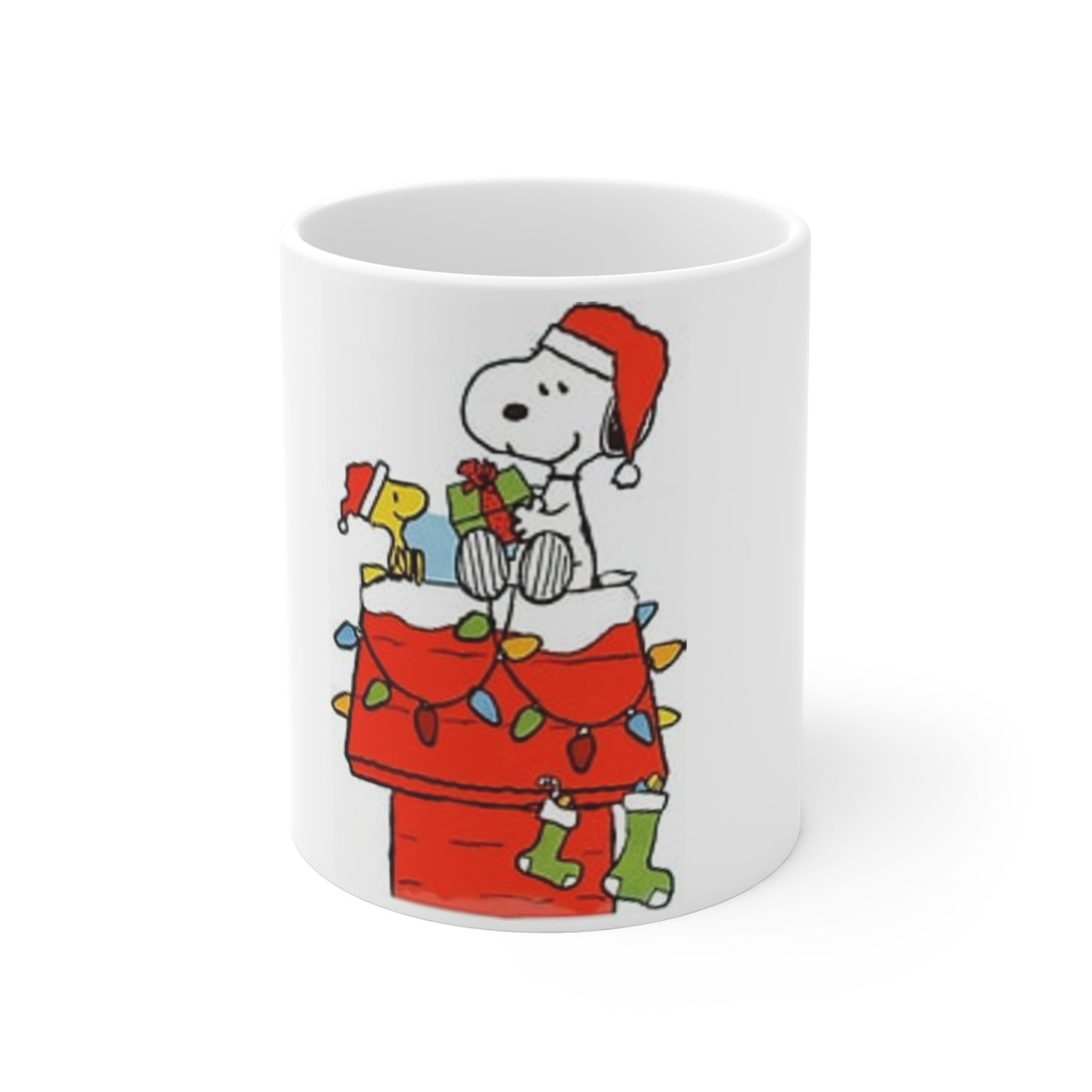 Snoopy Christmas Lights Mug 11oz