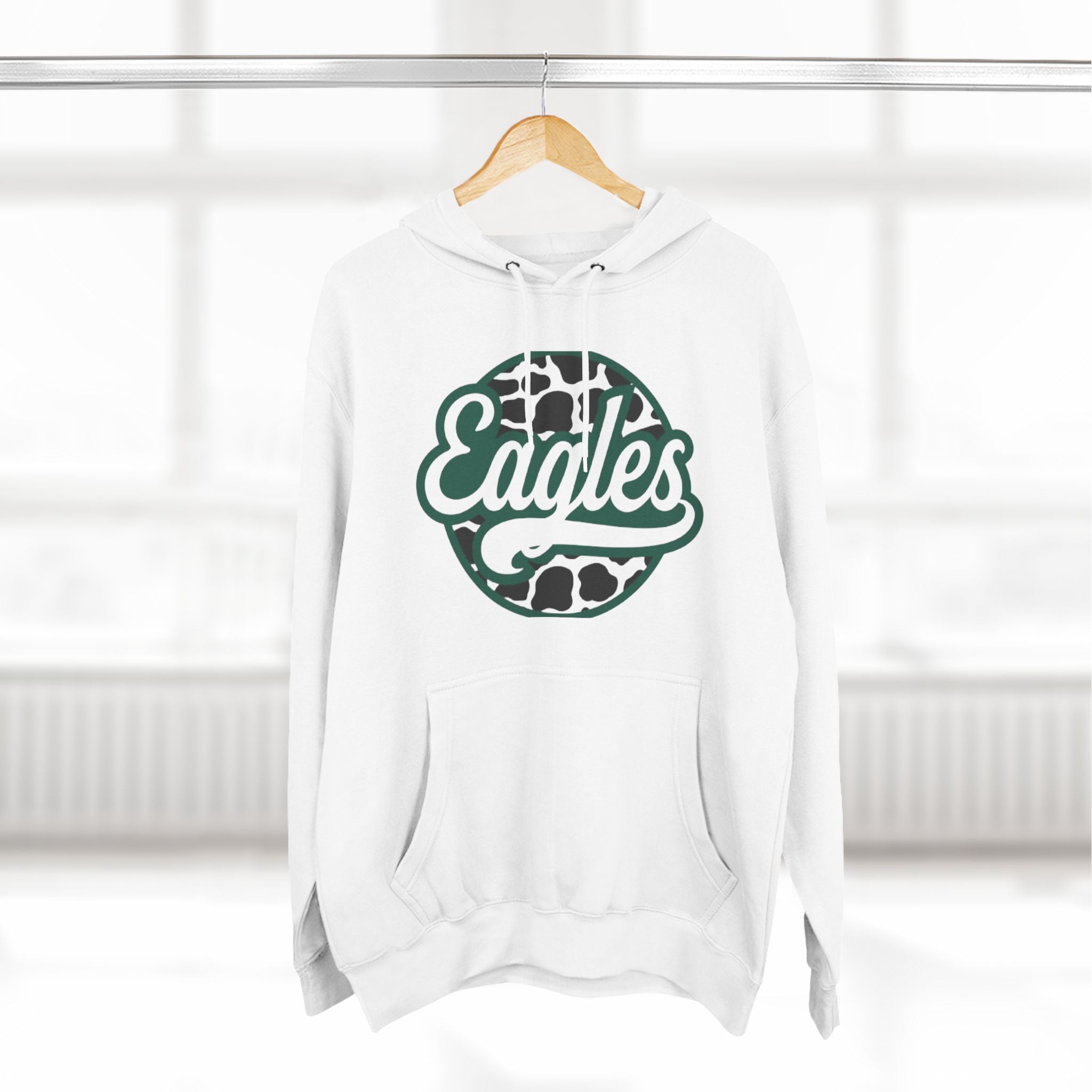 Three-Panel Fleece Hoodie...Eagles