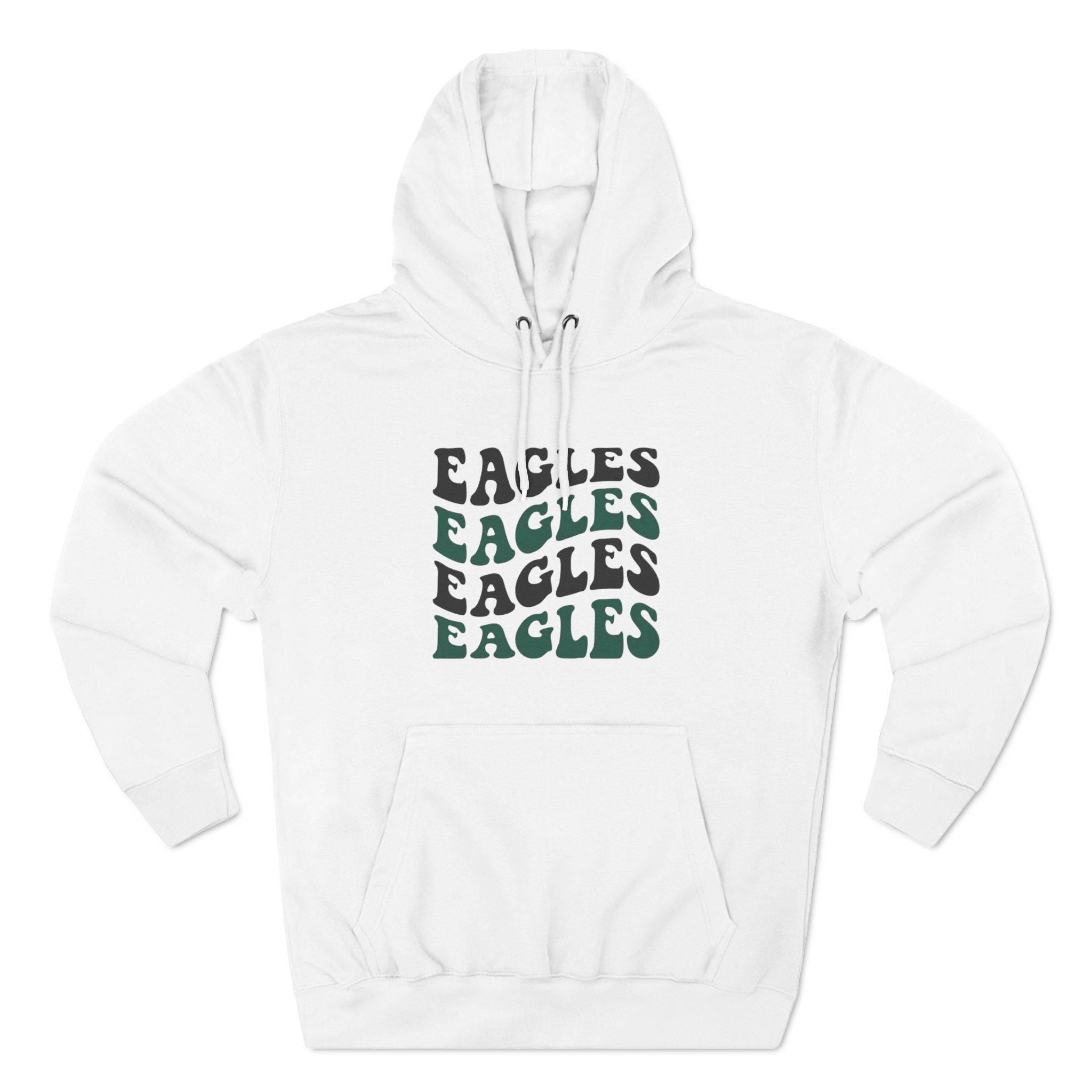 Three-Panel Fleece Hoodie...Eagles Eagles