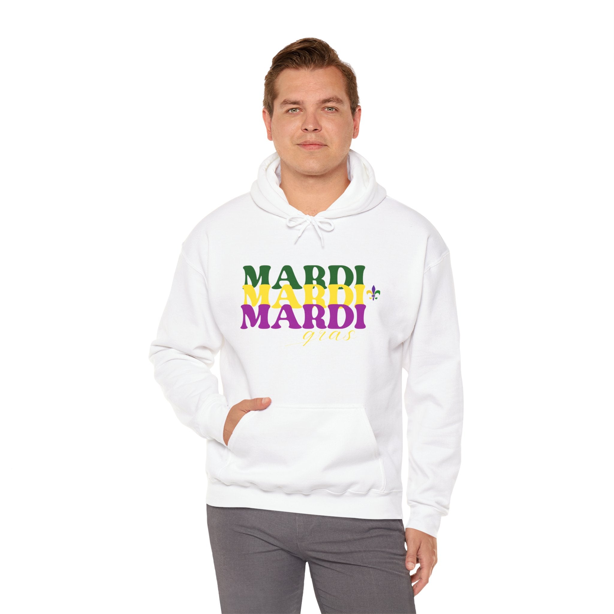 Mardi Gras Unisex Heavy Blend™ Hooded Sweatshirt