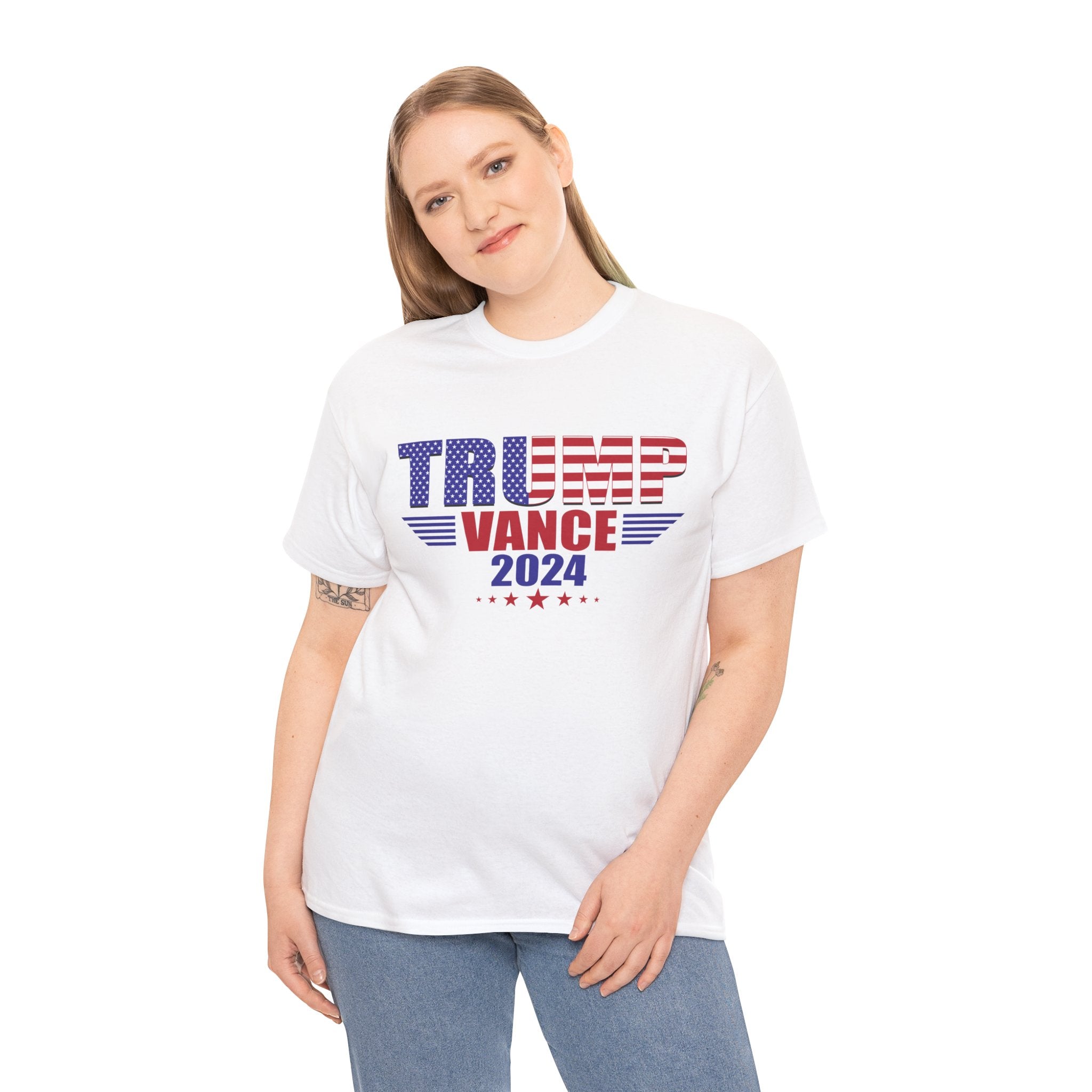 Unisex Heavy Cotton Tee....Trump/Vance