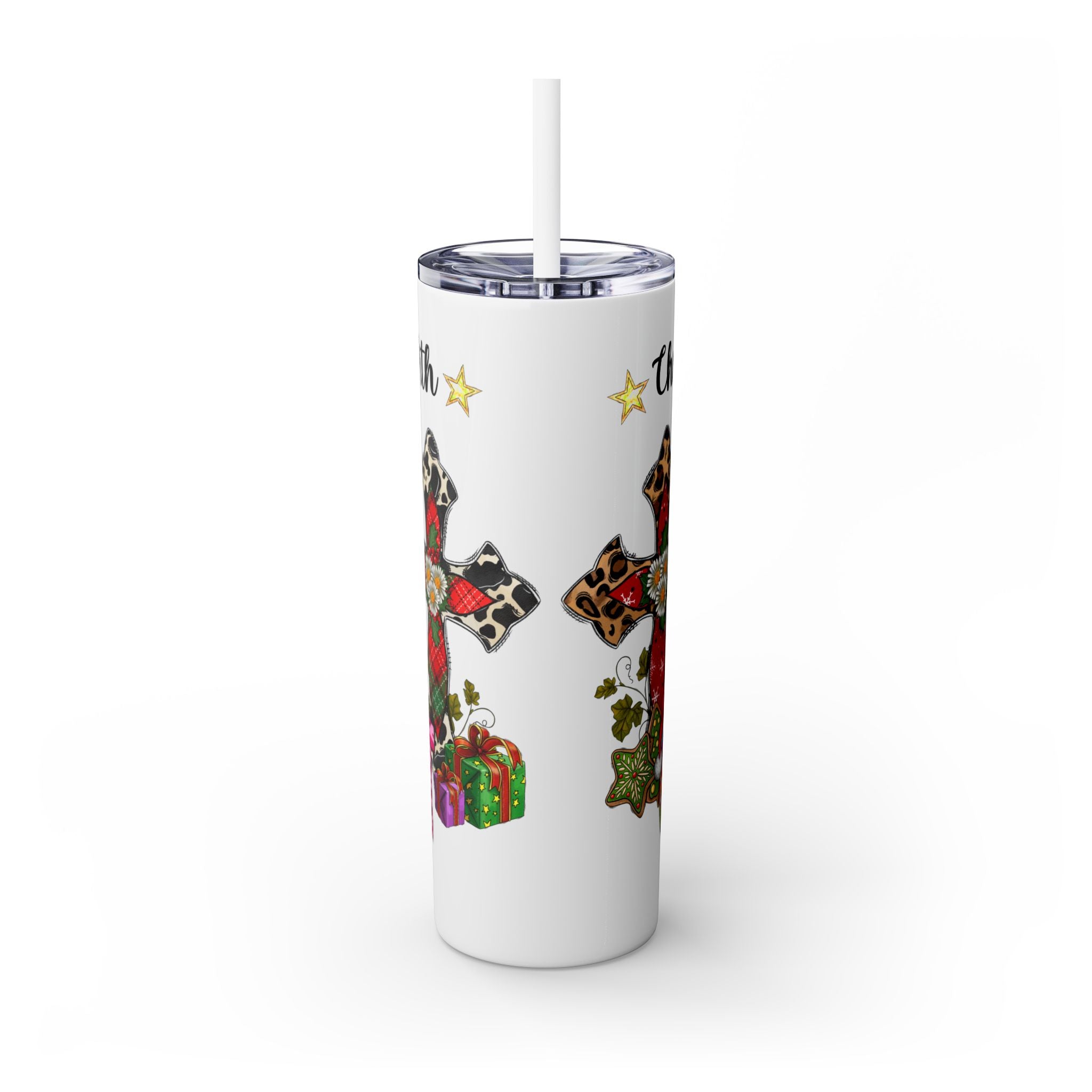 Christ Tumbler with Straw, 20oz