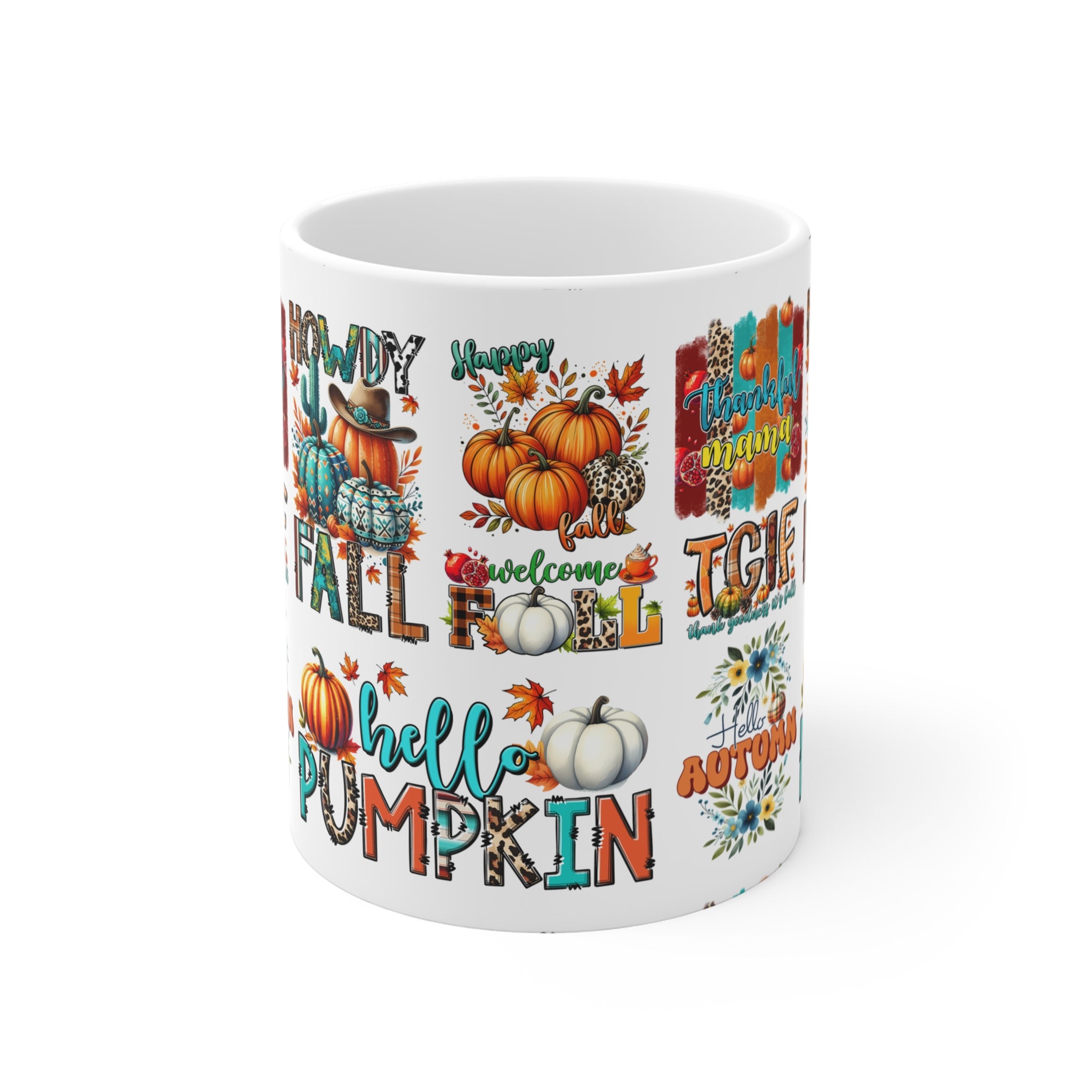 Fall and Pumkin Mug 11oz