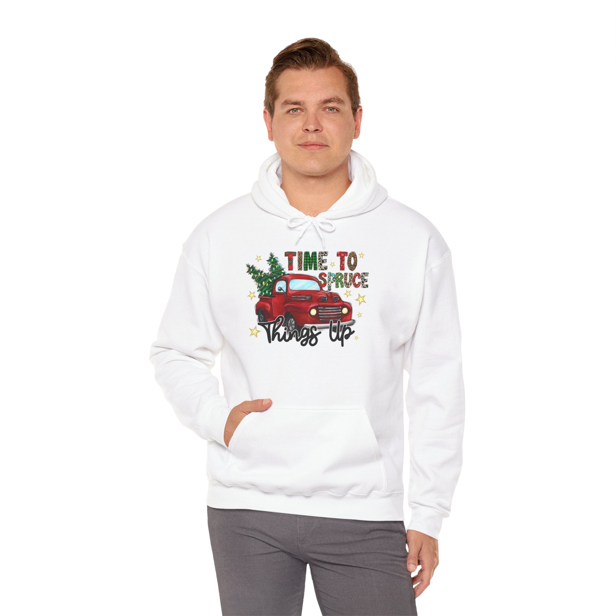 Time To Spruce Unisex Hooded Sweatshirt