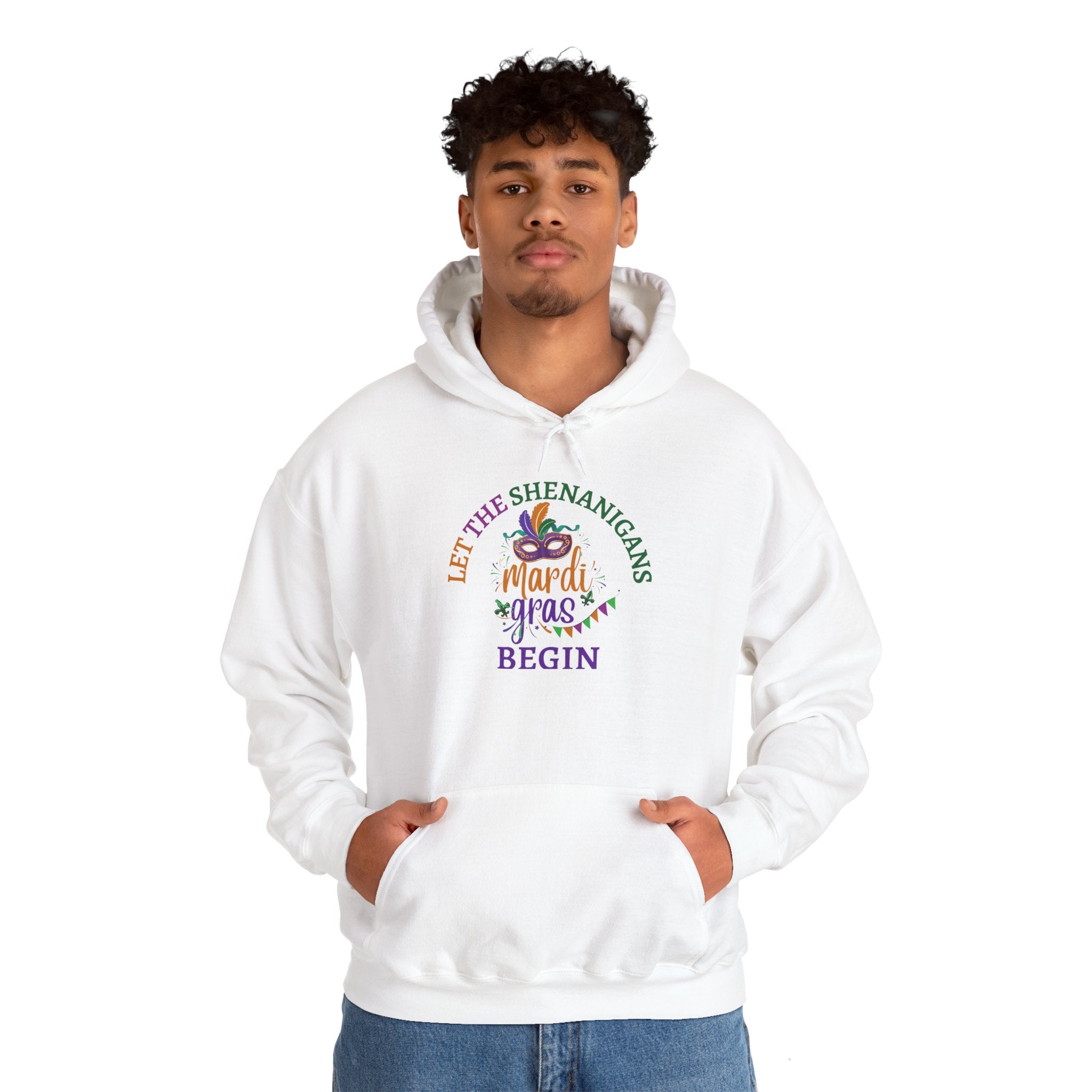 Mardi Gras Shein Unisex Heavy Blend™ Hooded Sweatshirt