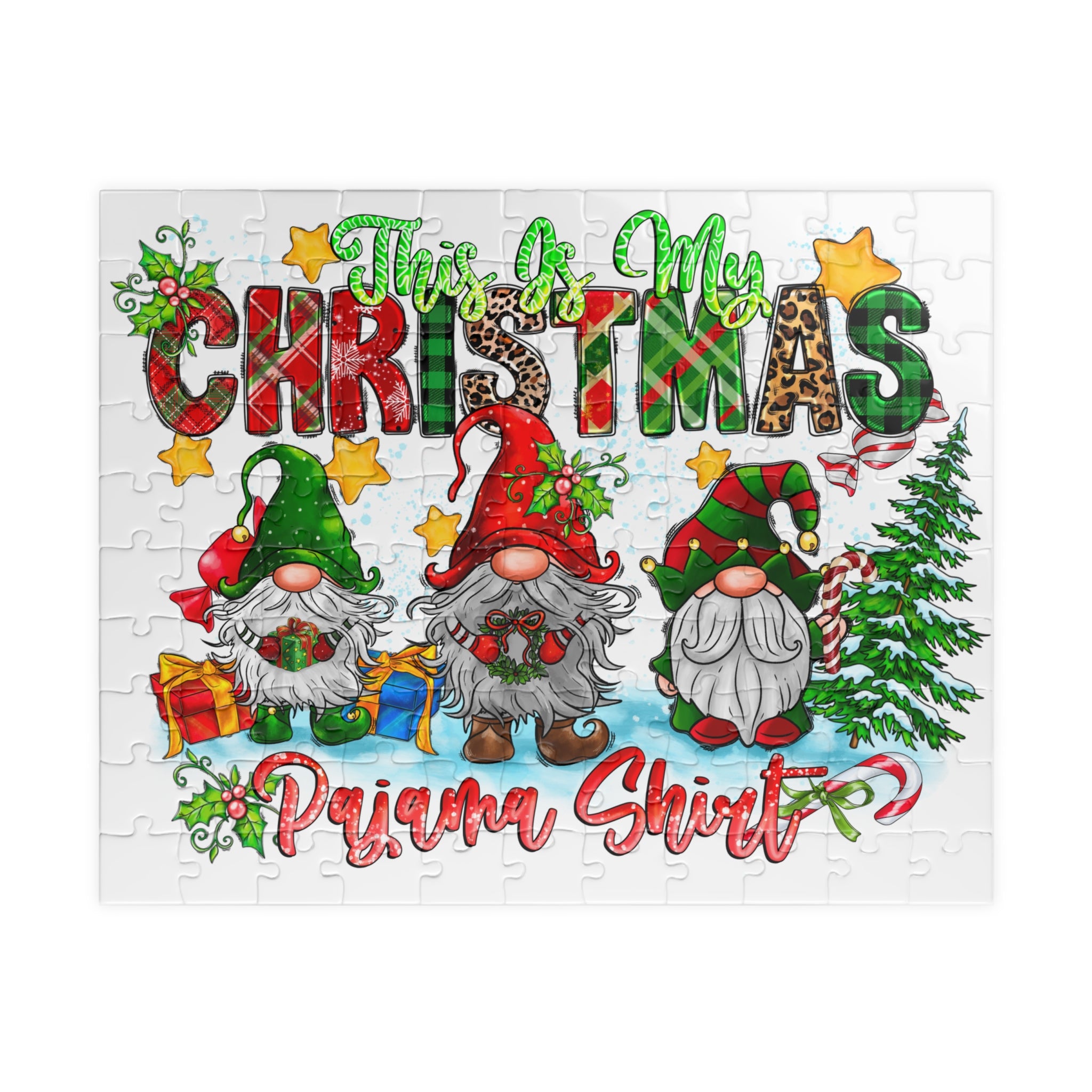 Christmas Gnomes Puzzle (110, 252, 520, 1014-piece)