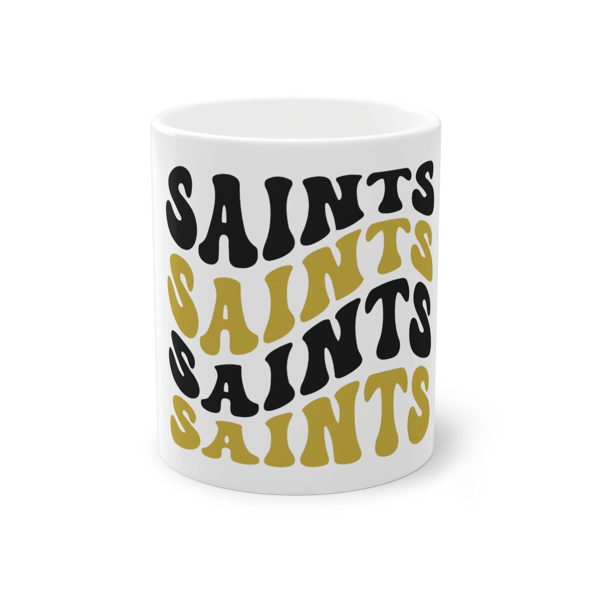 Standard Mug, 11oz...Saints Black and Gold