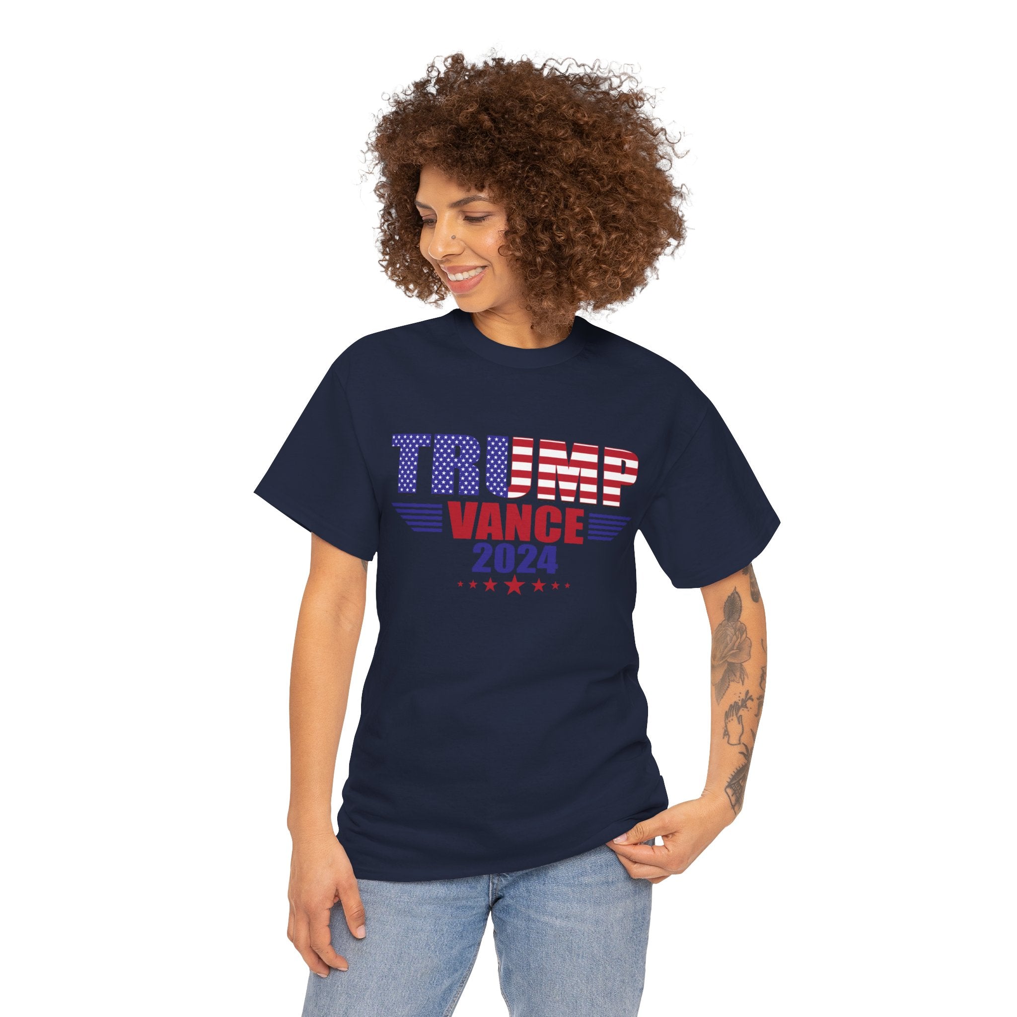 Unisex Heavy Cotton Tee....Trump/Vance