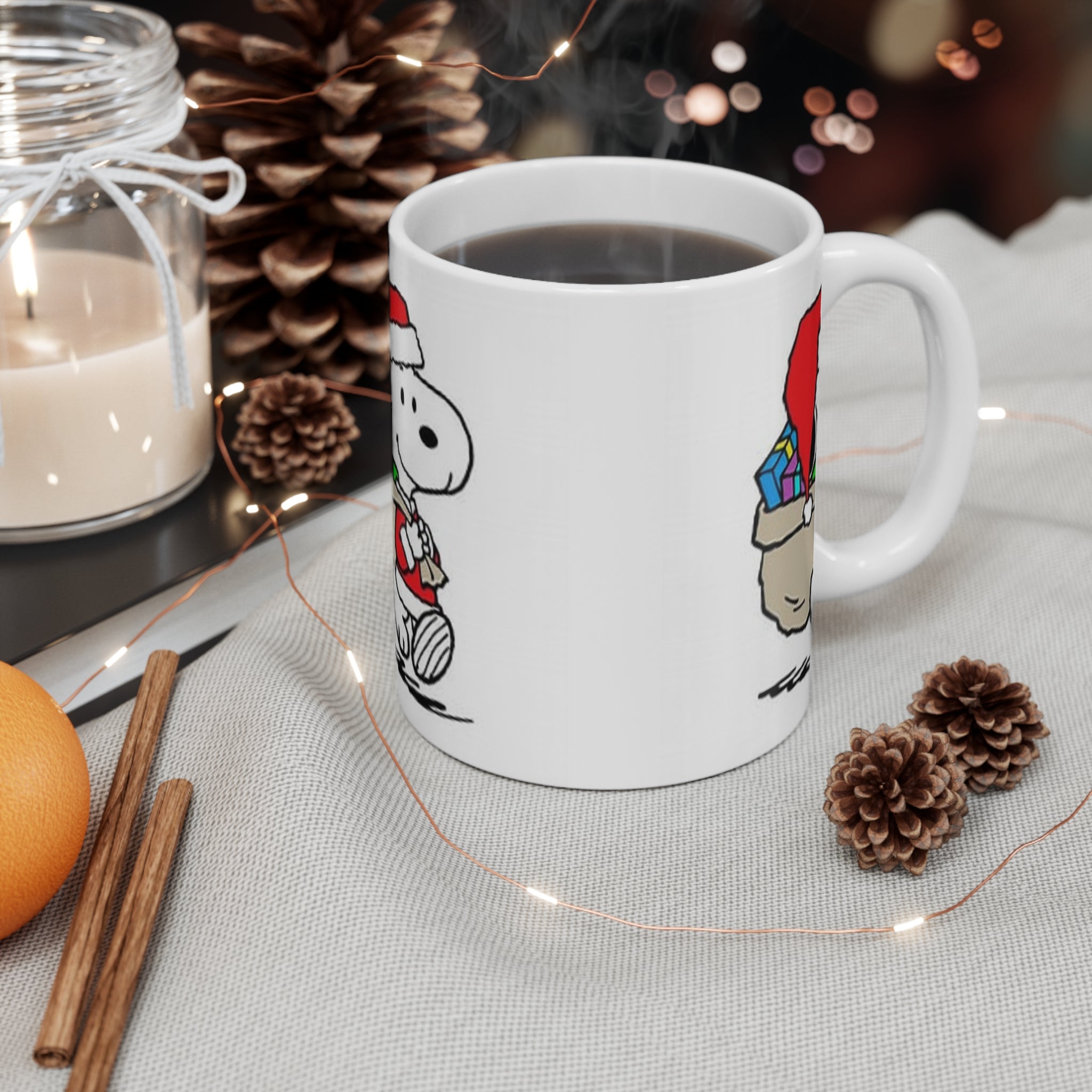 Santa Snoopy Mug 11oz