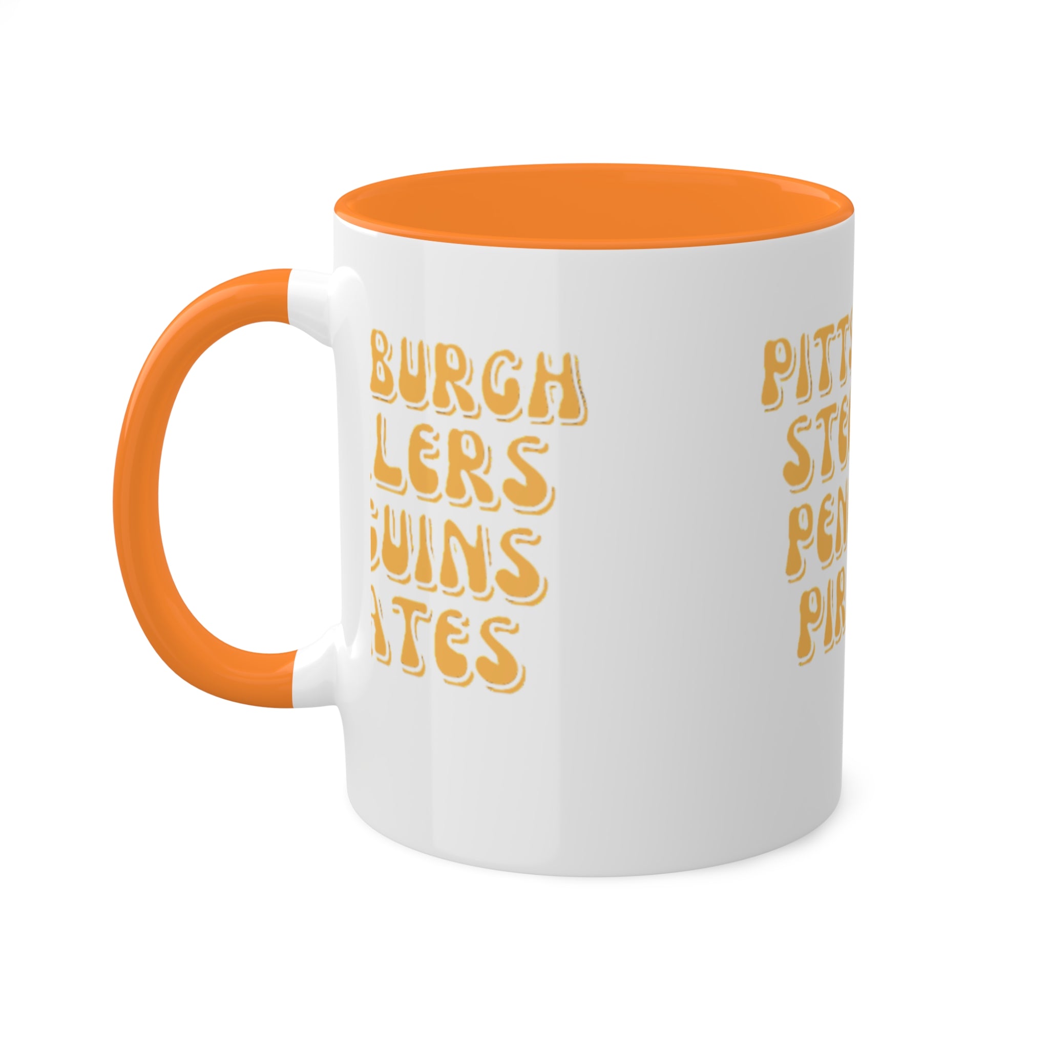 Colorful Mugs...Pittsburgh Steelers, 11oz