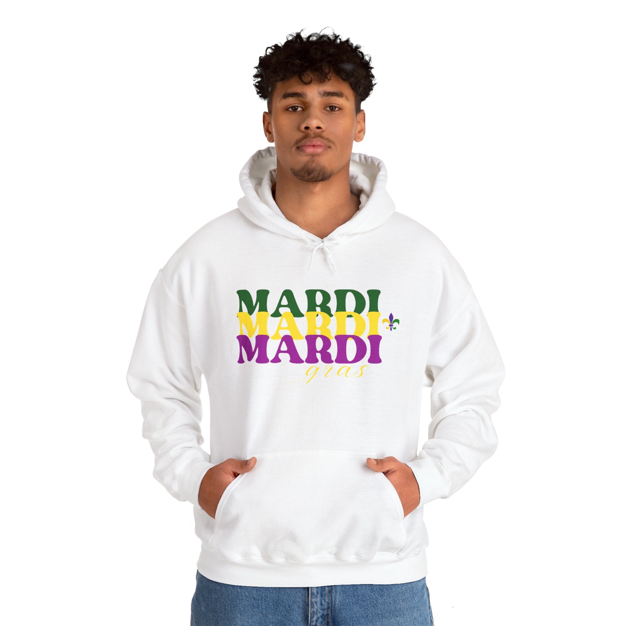 Mardi Gras Unisex Heavy Blend™ Hooded Sweatshirt