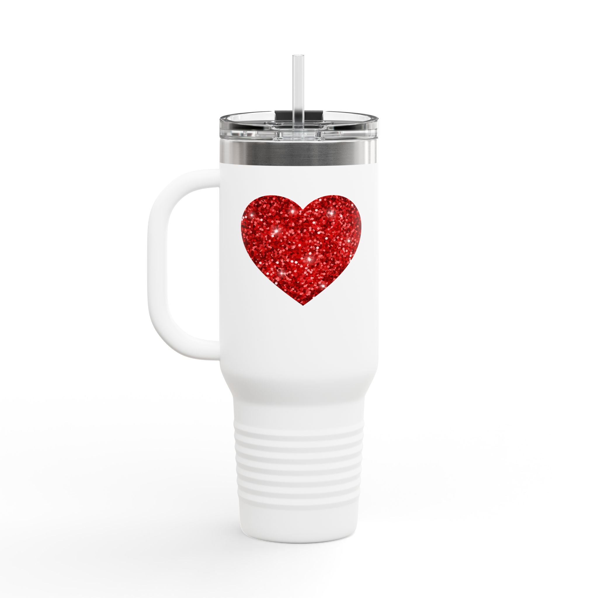 Red Heart Insulated Travel Mug, 40oz