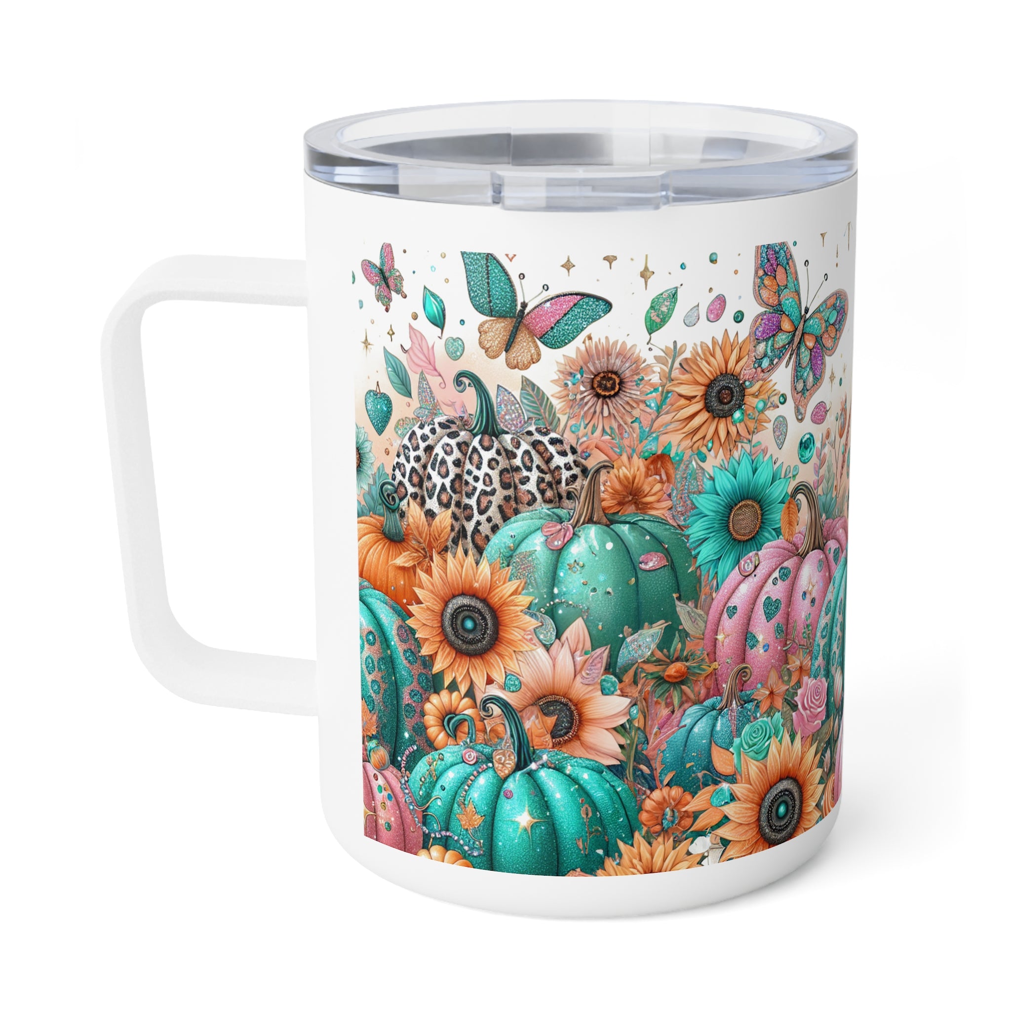 Butterflies and Pumkins Coffee Mug, 10oz