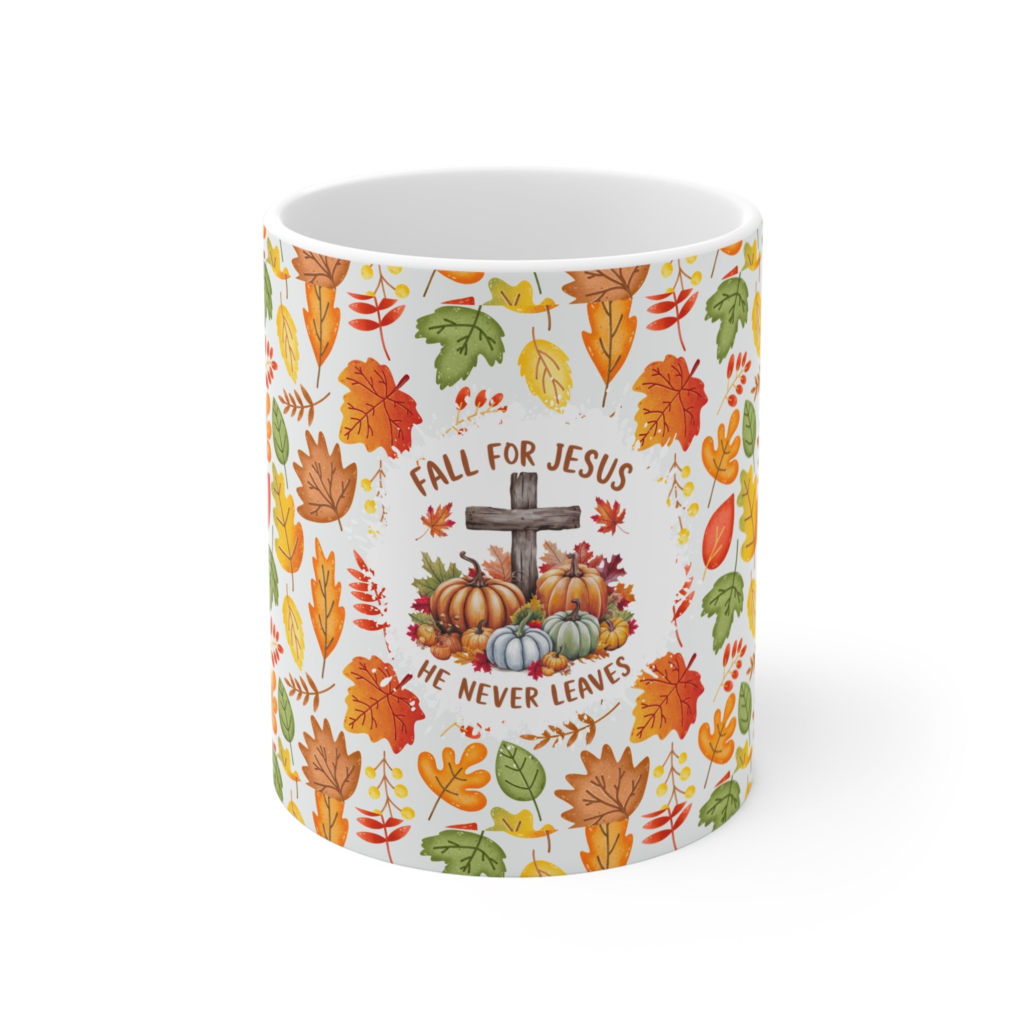 Fall for Jesus Mug 11oz