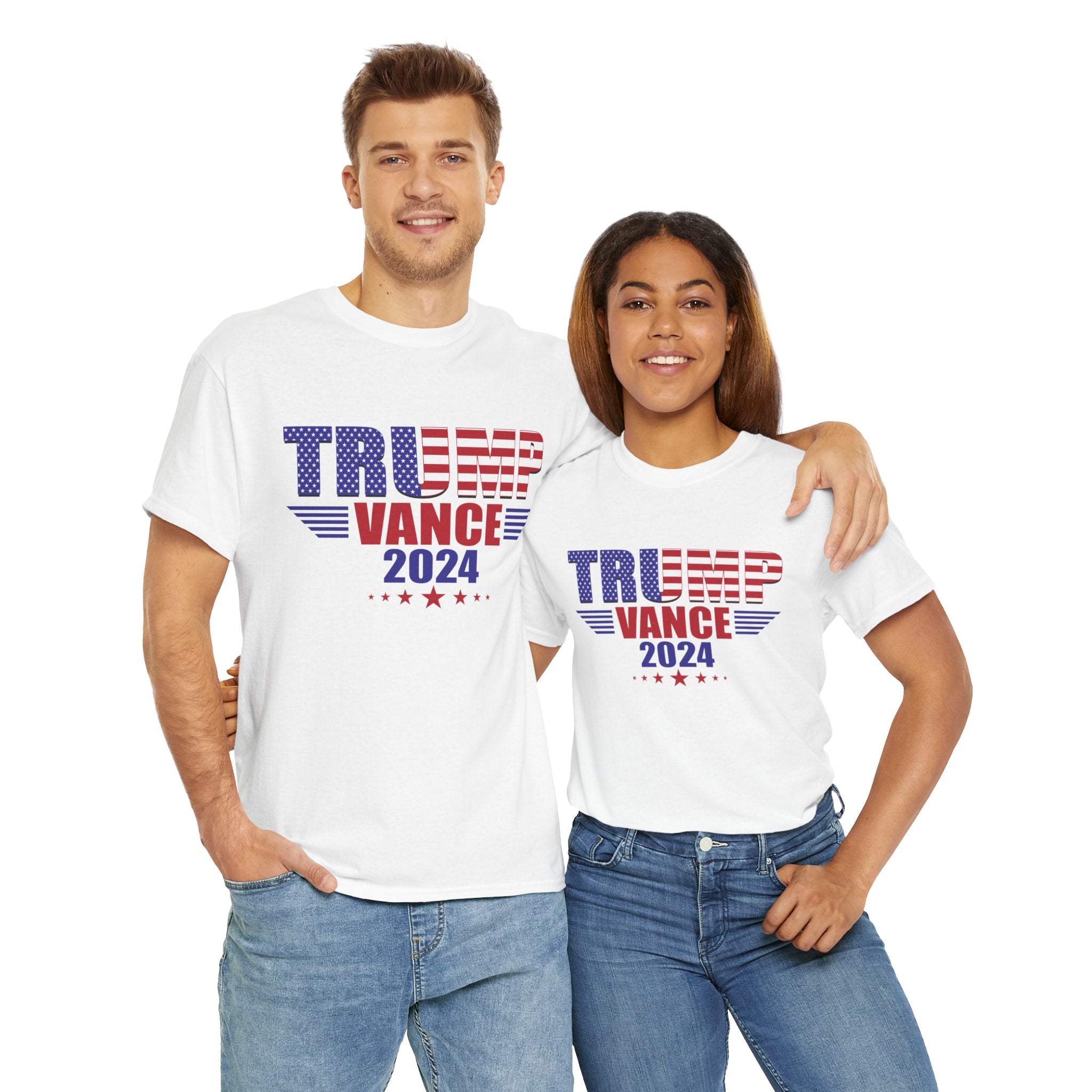 Unisex Heavy Cotton Tee....Trump/Vance