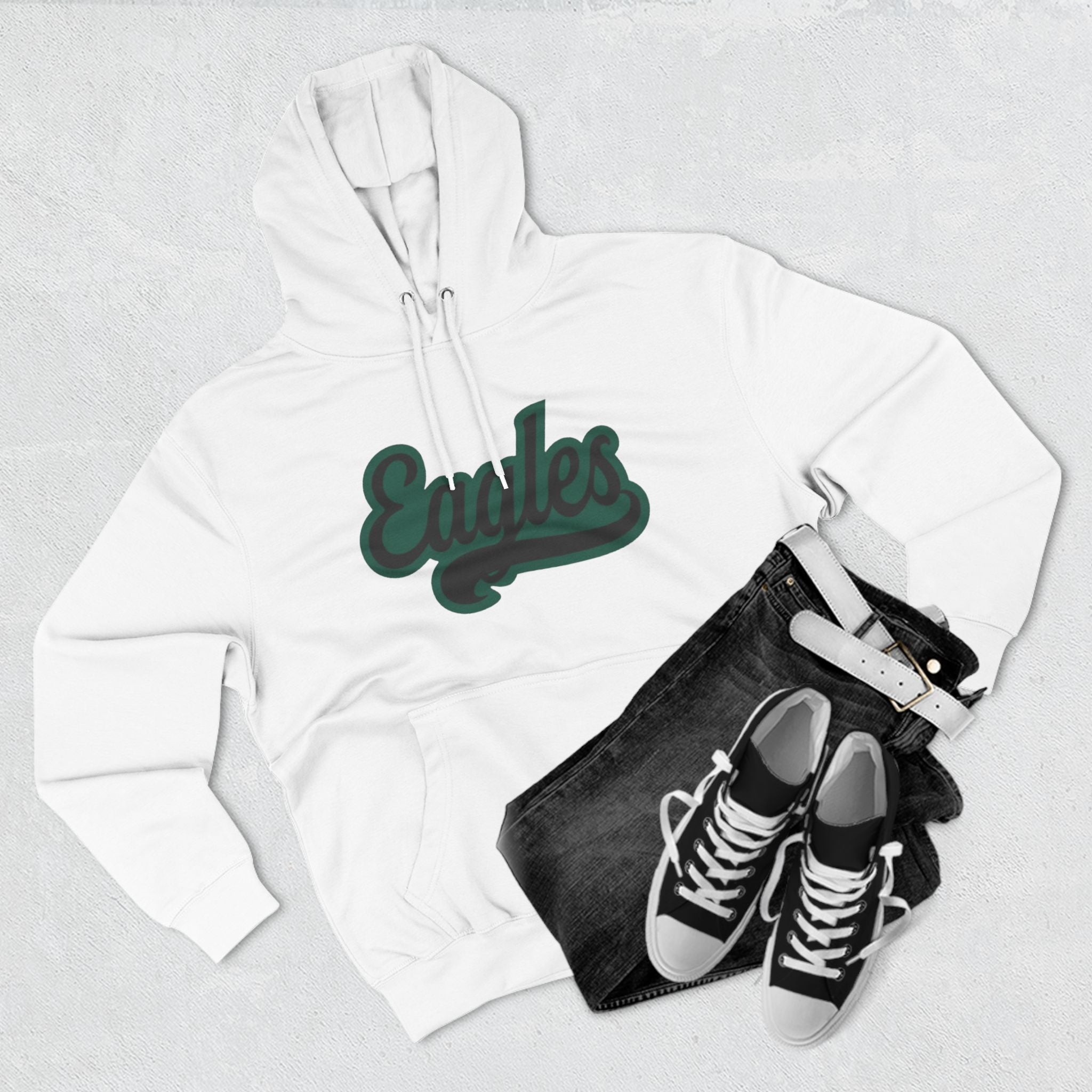 Three-Panel Fleece Hoodie...Eagles