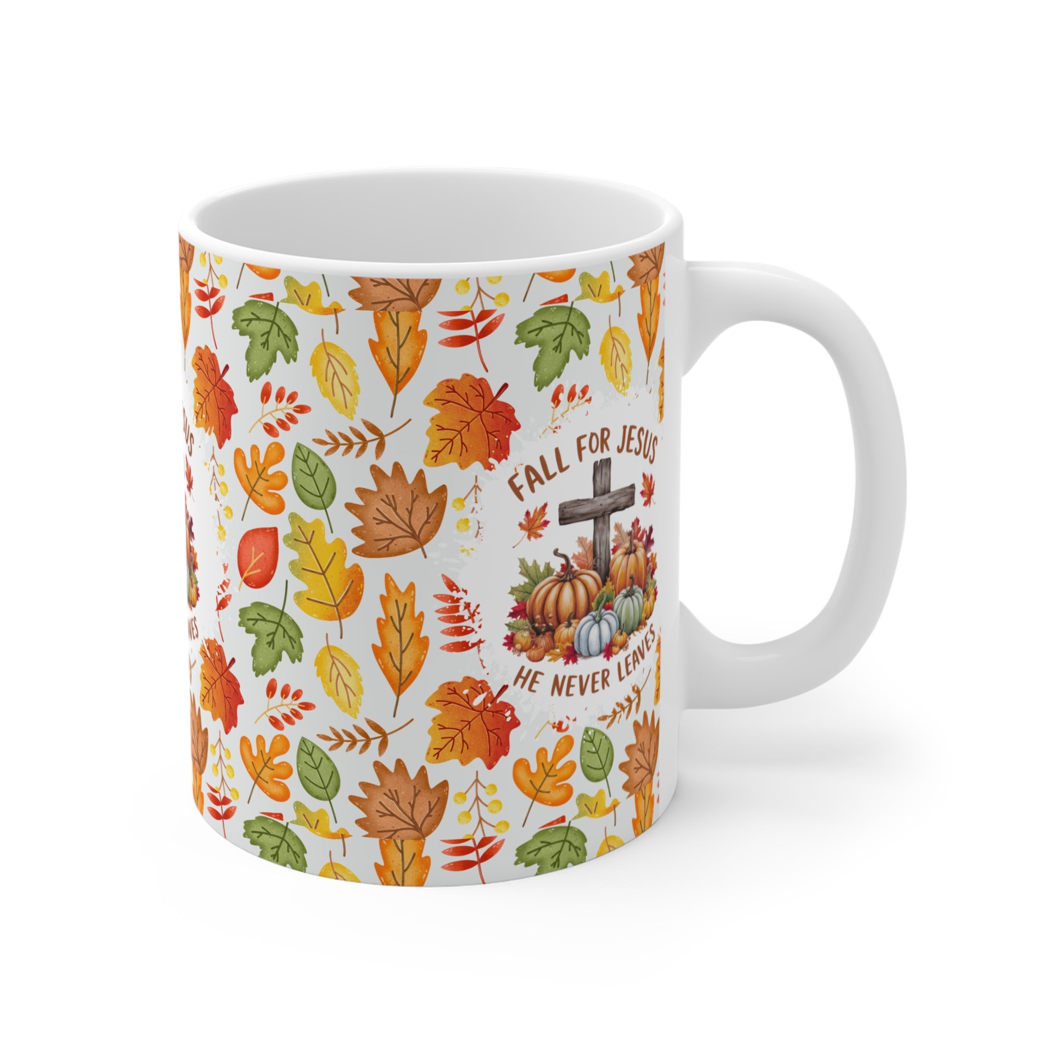 Fall for Jesus Mug 11oz