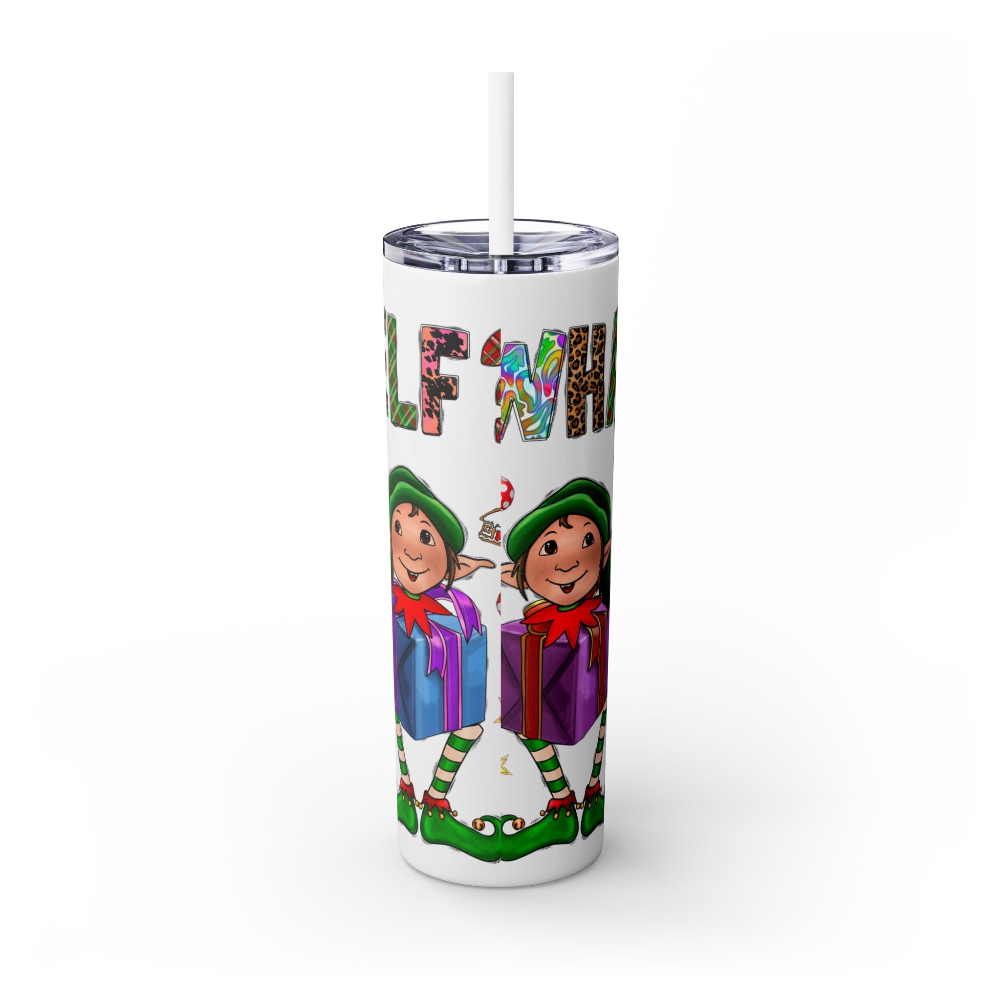 Elf Tumbler with Straw, 20oz