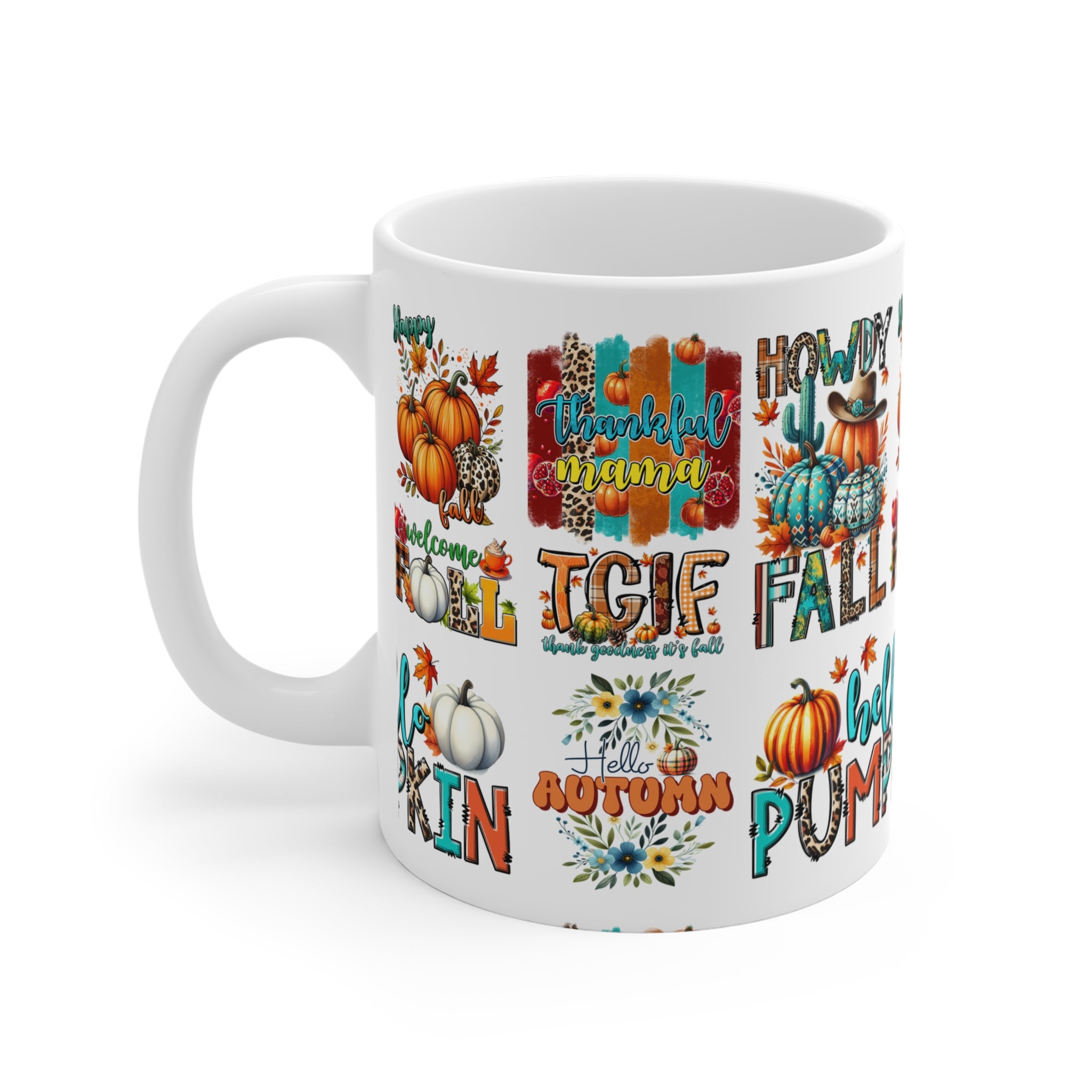 Fall and Pumkin Mug 11oz