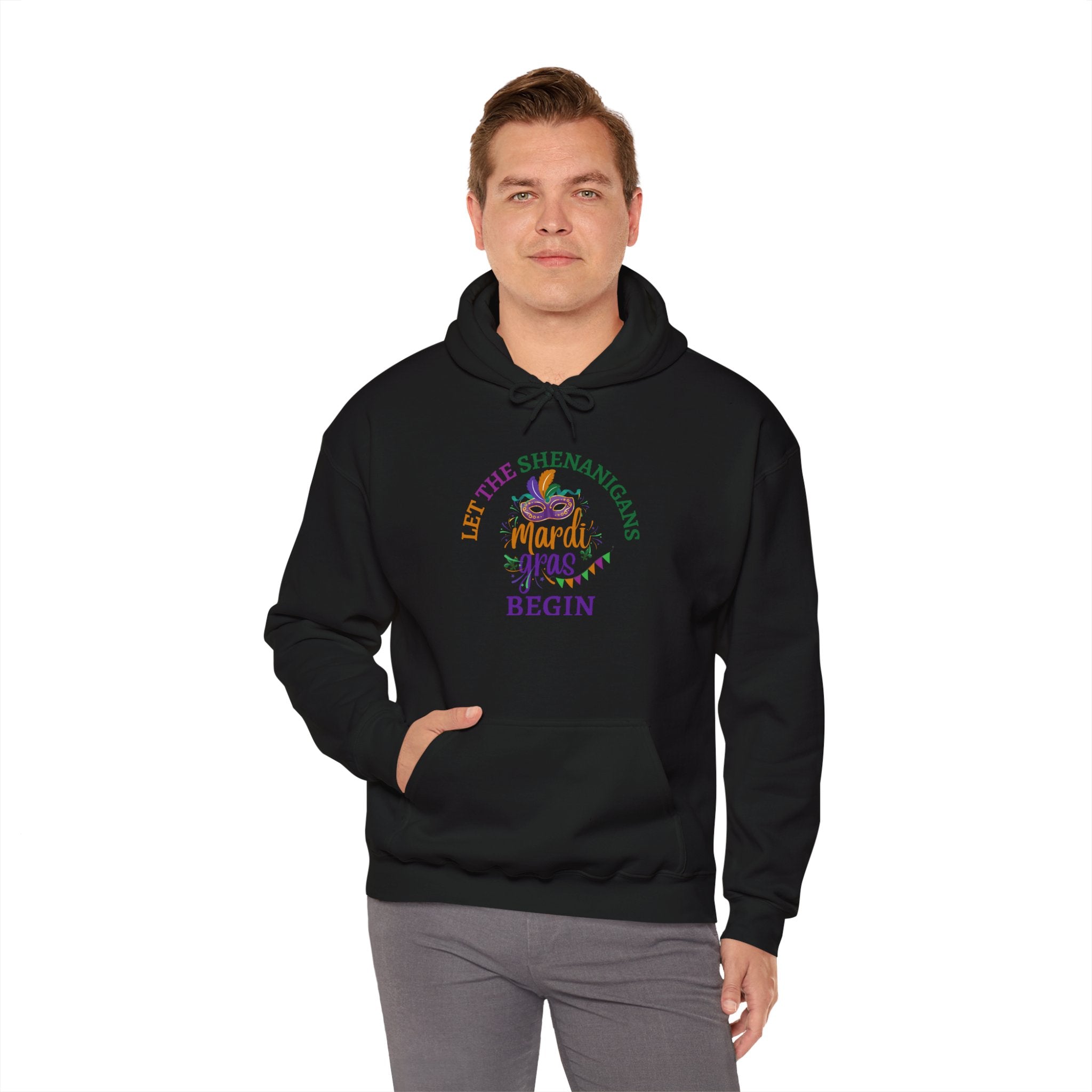 Mardi Gras Shein Unisex Heavy Blend™ Hooded Sweatshirt