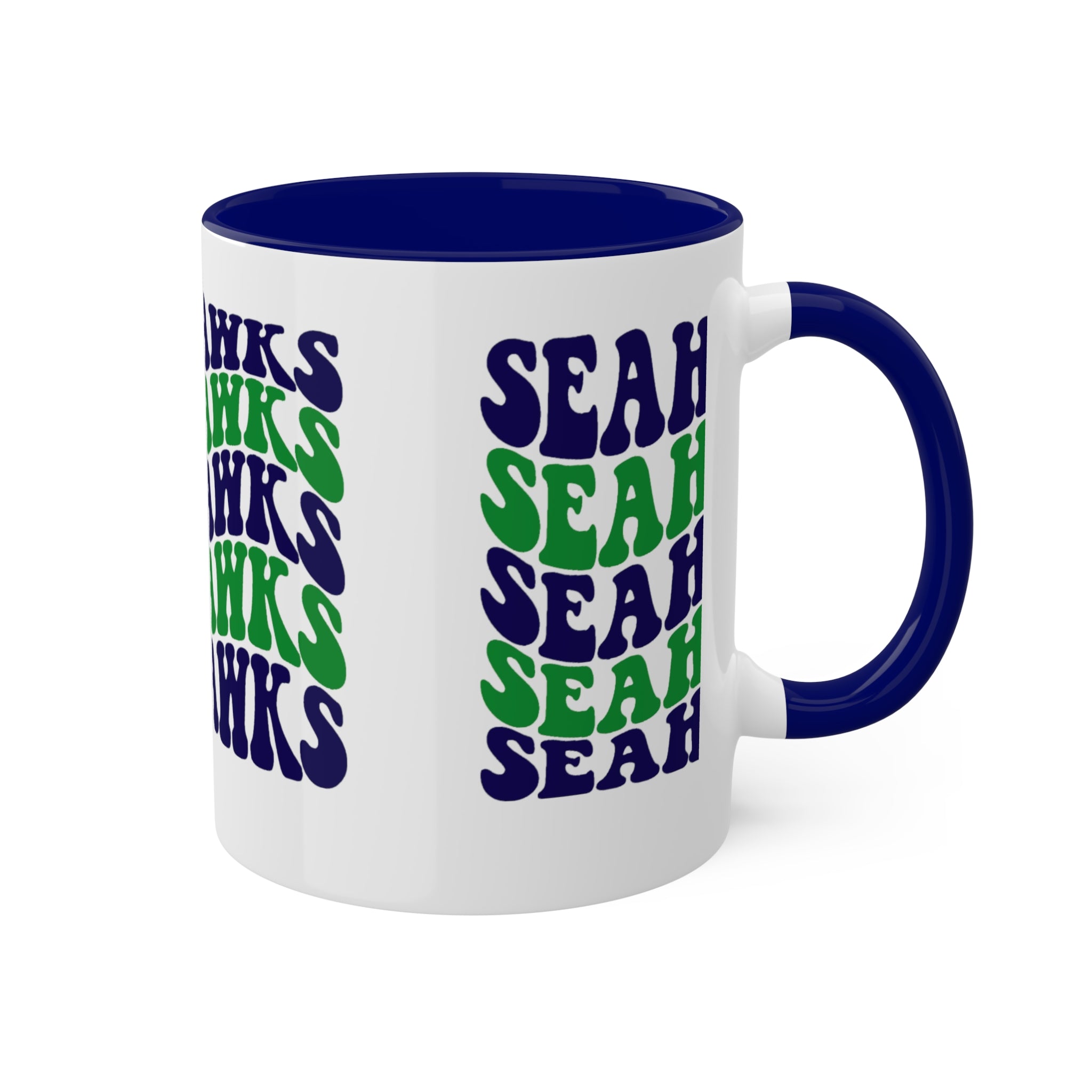 Colorful Mugs...Seahawks Blue, 11oz