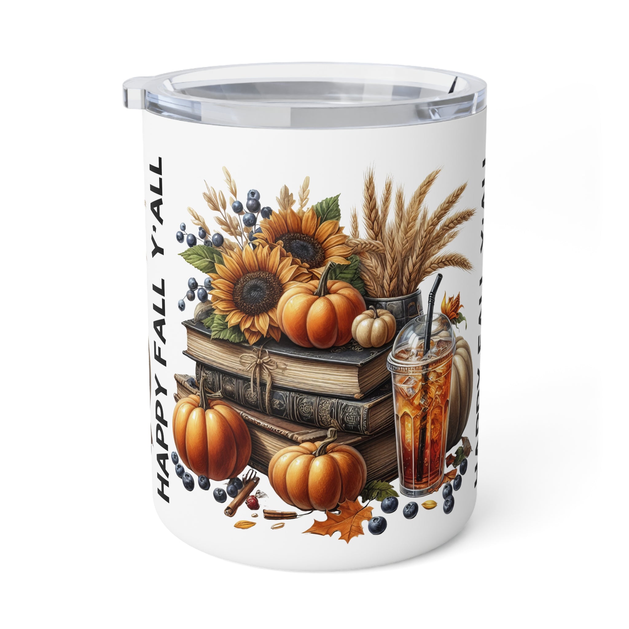 Books and Pumkins Coffee Mug, 10oz