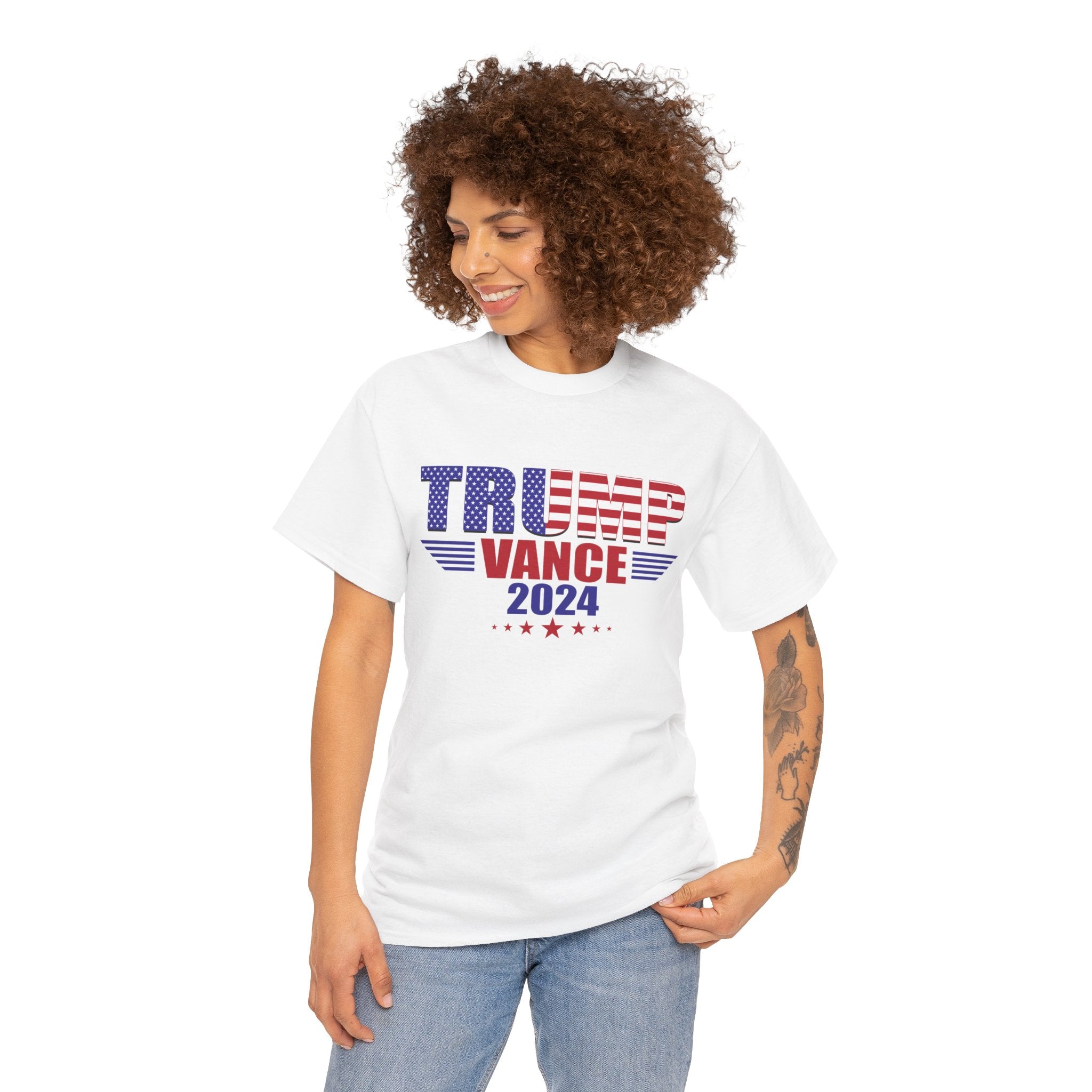 Unisex Heavy Cotton Tee....Trump/Vance