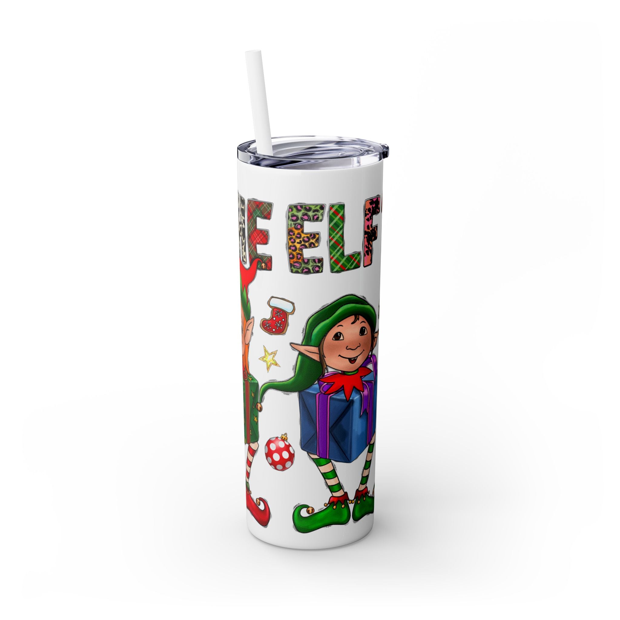 Elf Tumbler with Straw, 20oz