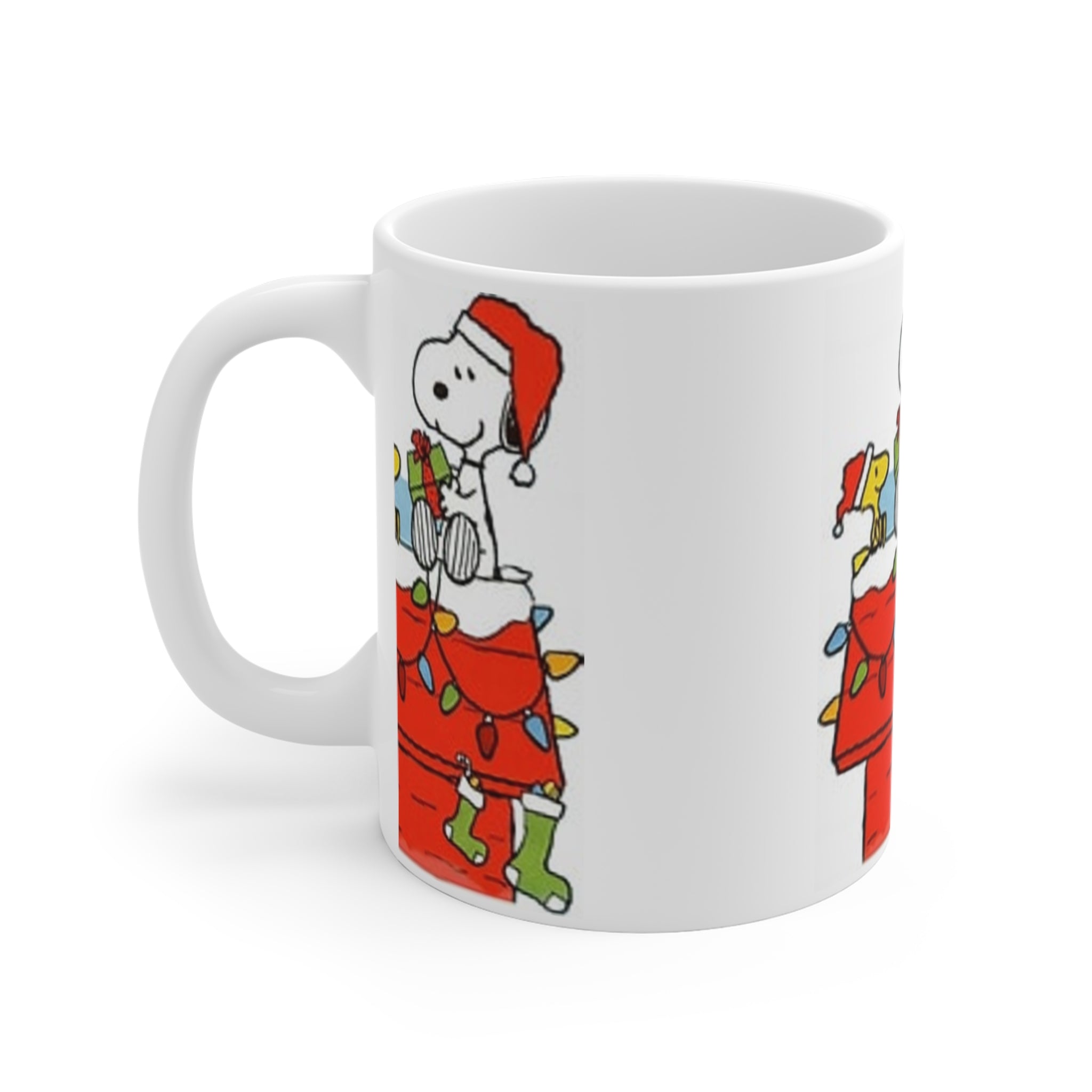 Snoopy Christmas Lights Mug 11oz