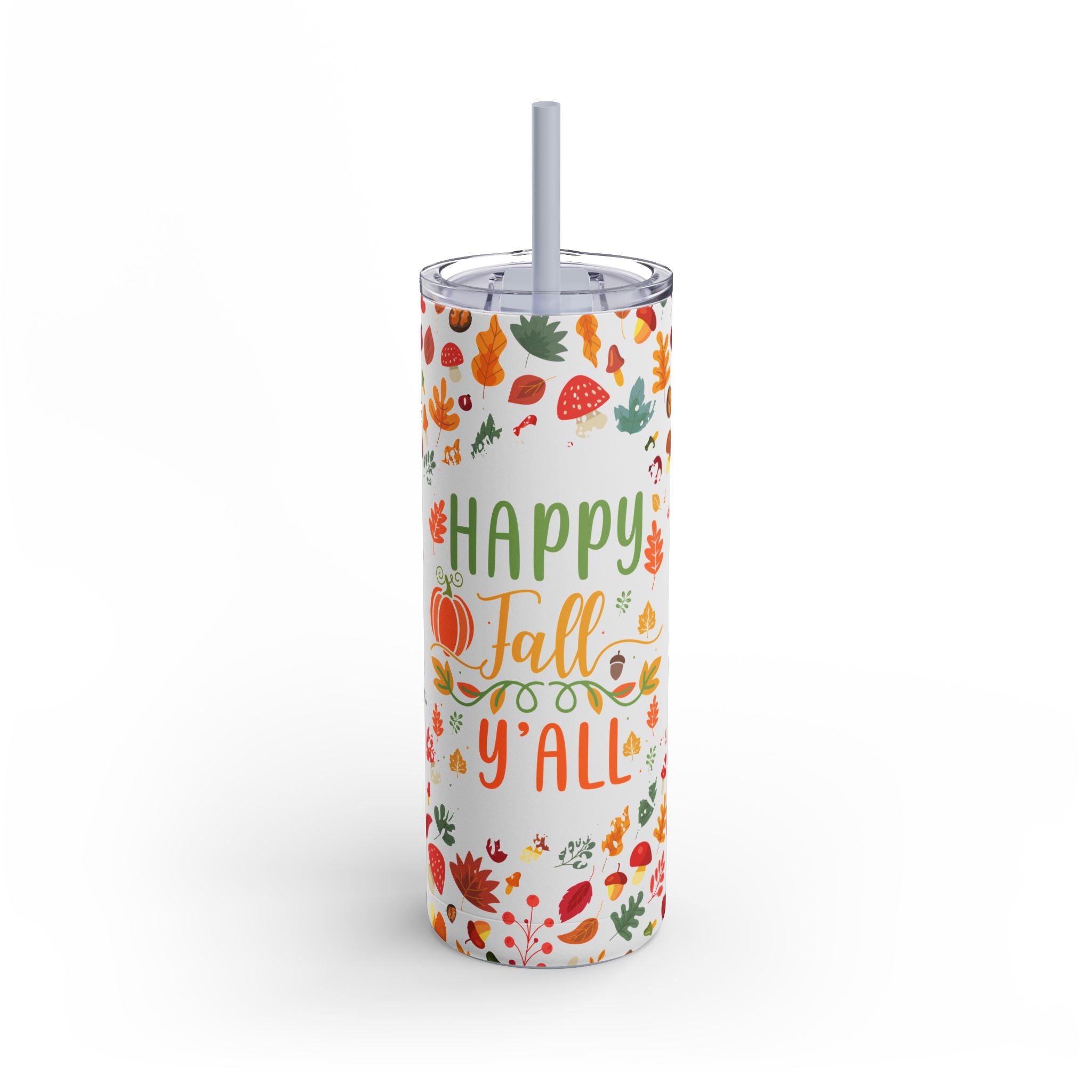 Happy Fall Y'all Tumbler, 20oz