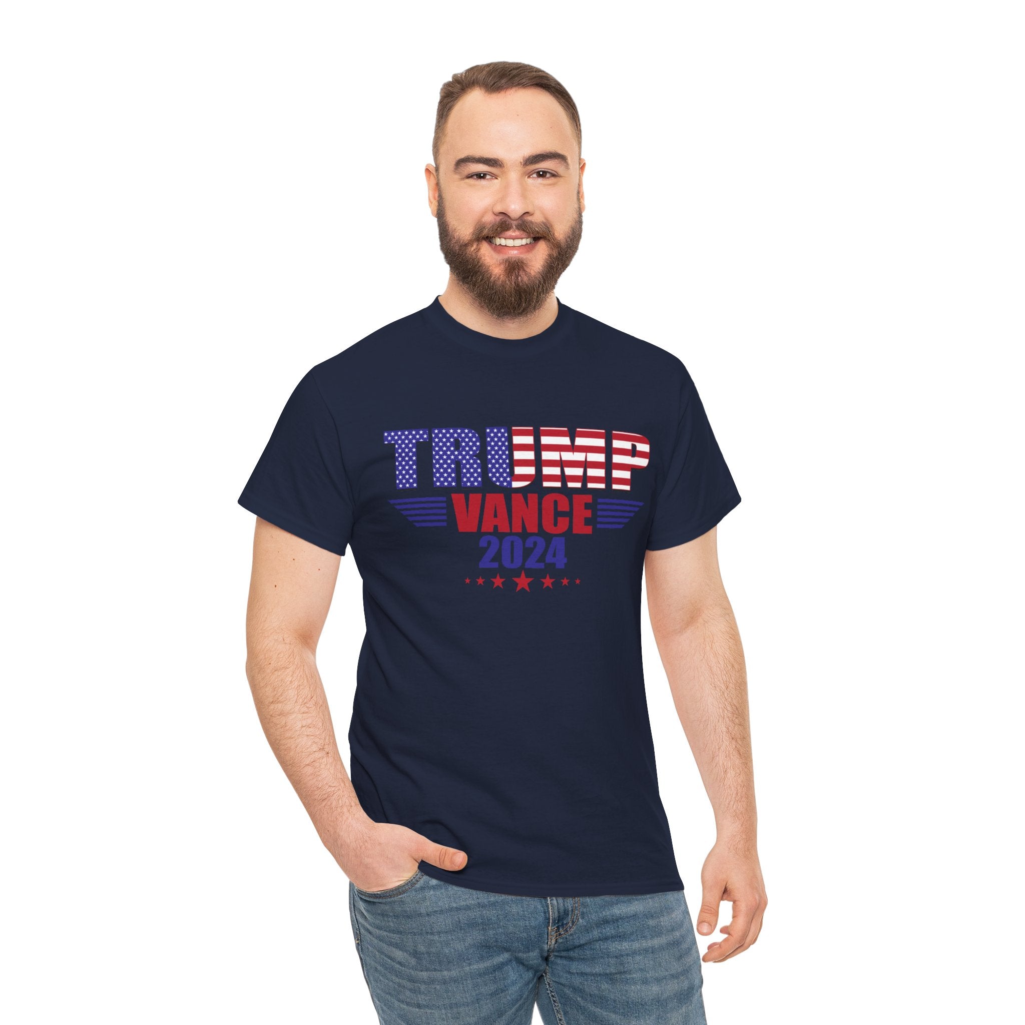 Unisex Heavy Cotton Tee....Trump/Vance