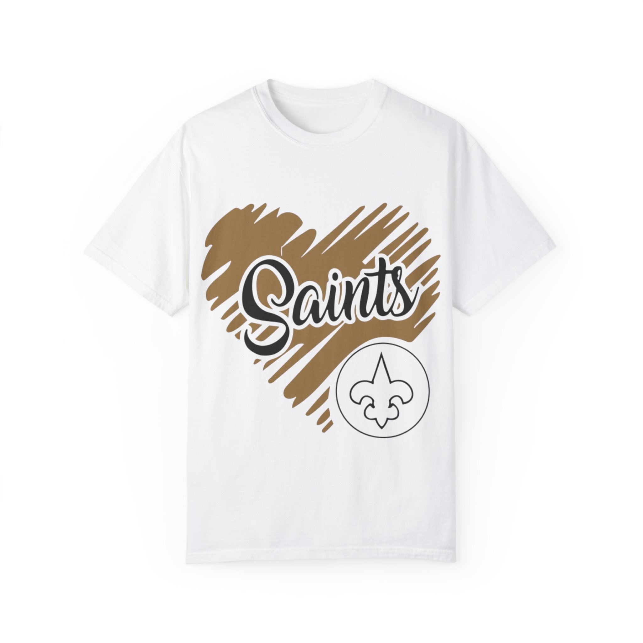 Unisex Garment-Dyed T-shirt...Saints Heart