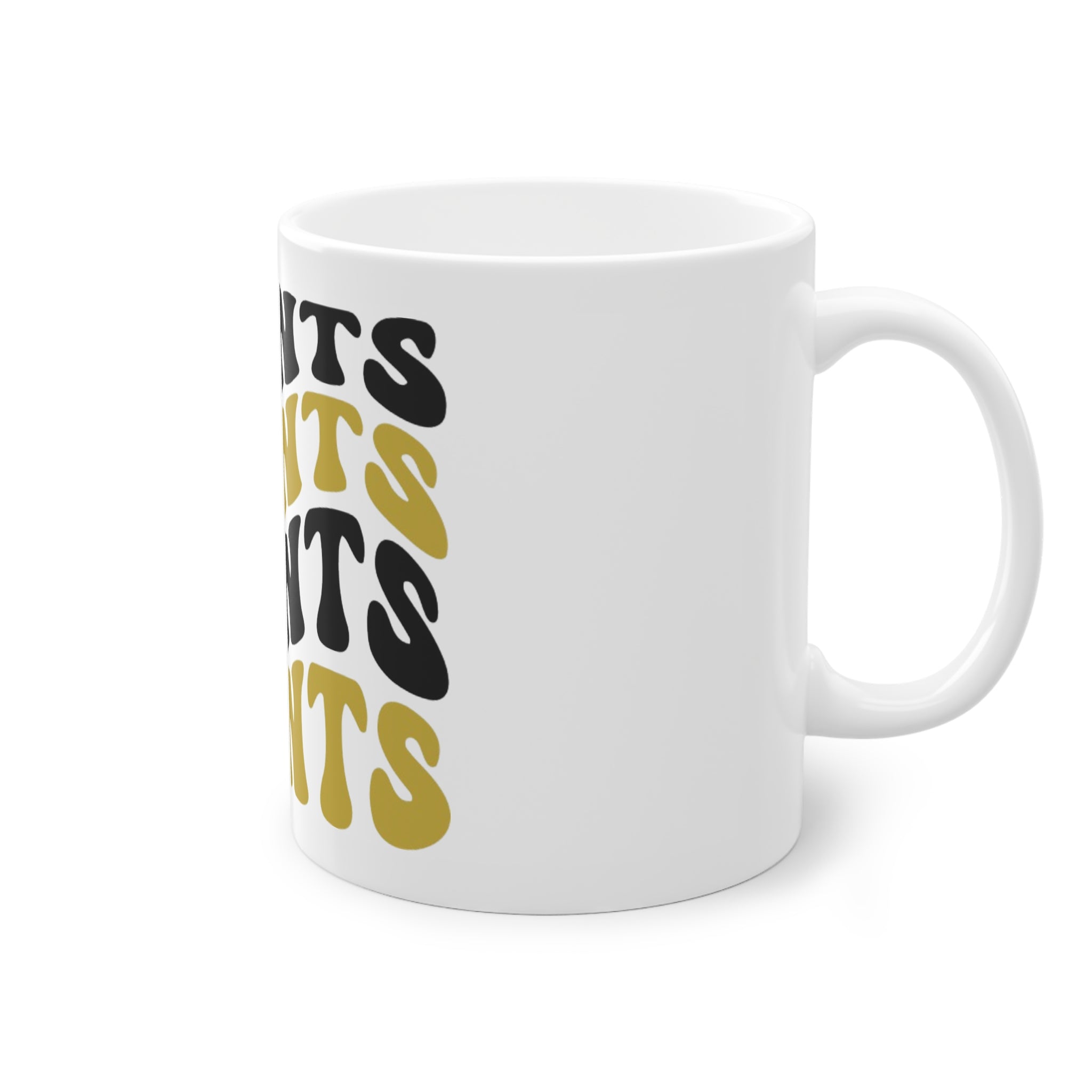 Standard Mug, 11oz...Saints Black and Gold