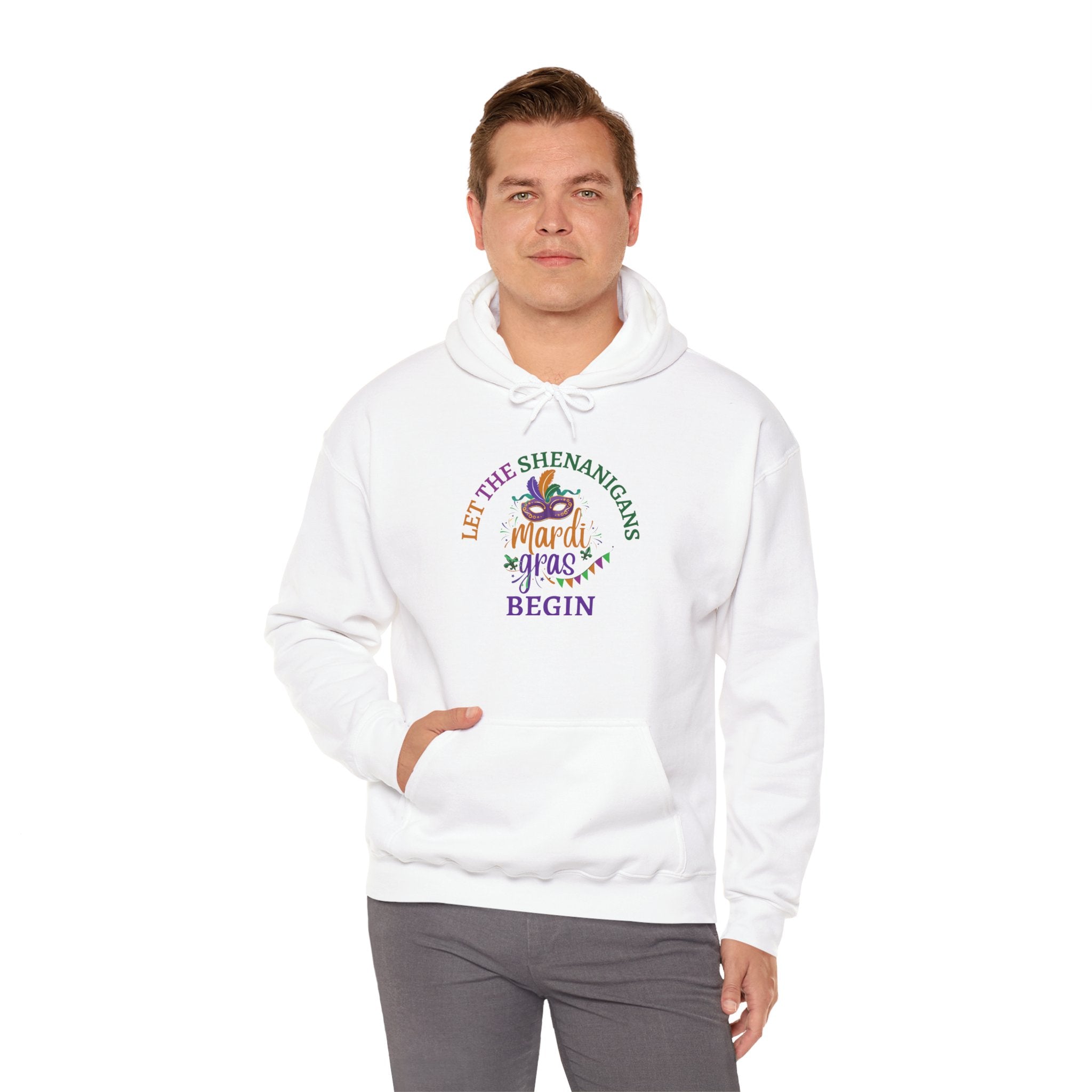 Mardi Gras Shein Unisex Heavy Blend™ Hooded Sweatshirt