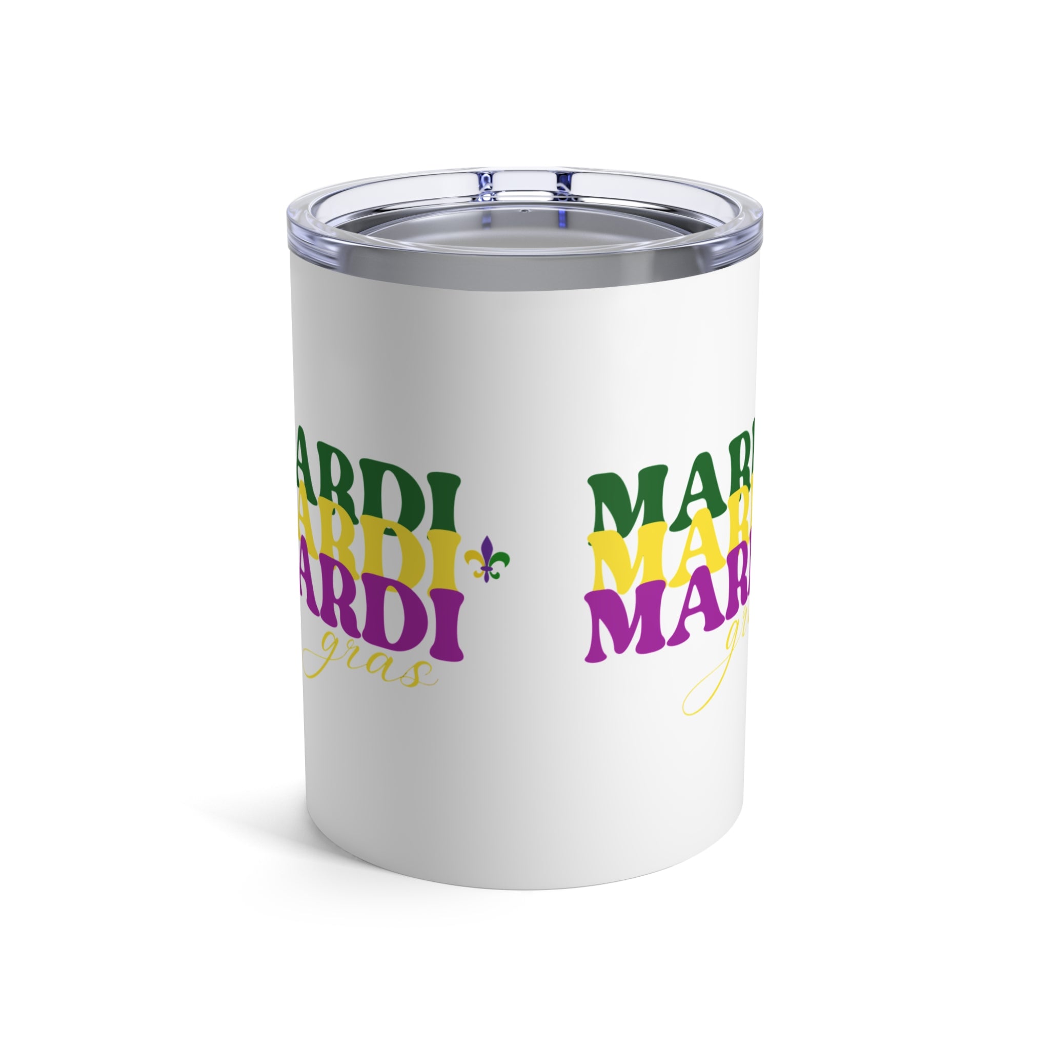 Mardi Gras Tumbler 10oz