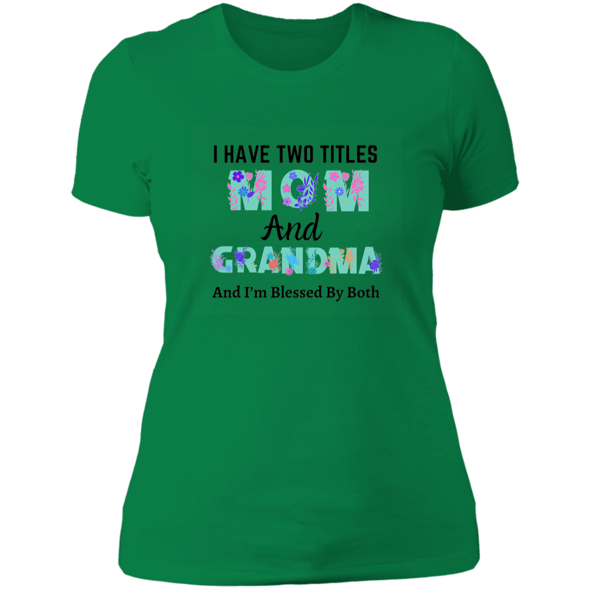 2 Titles-Mom Ladies' Boyfriend T-Shirt