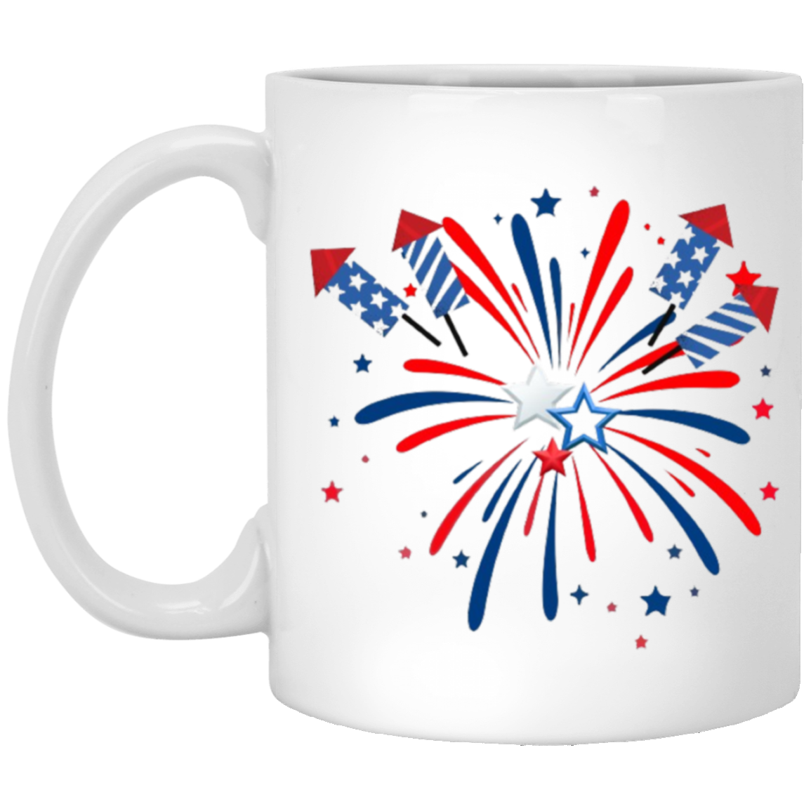 4th of July- 11oz White Mug